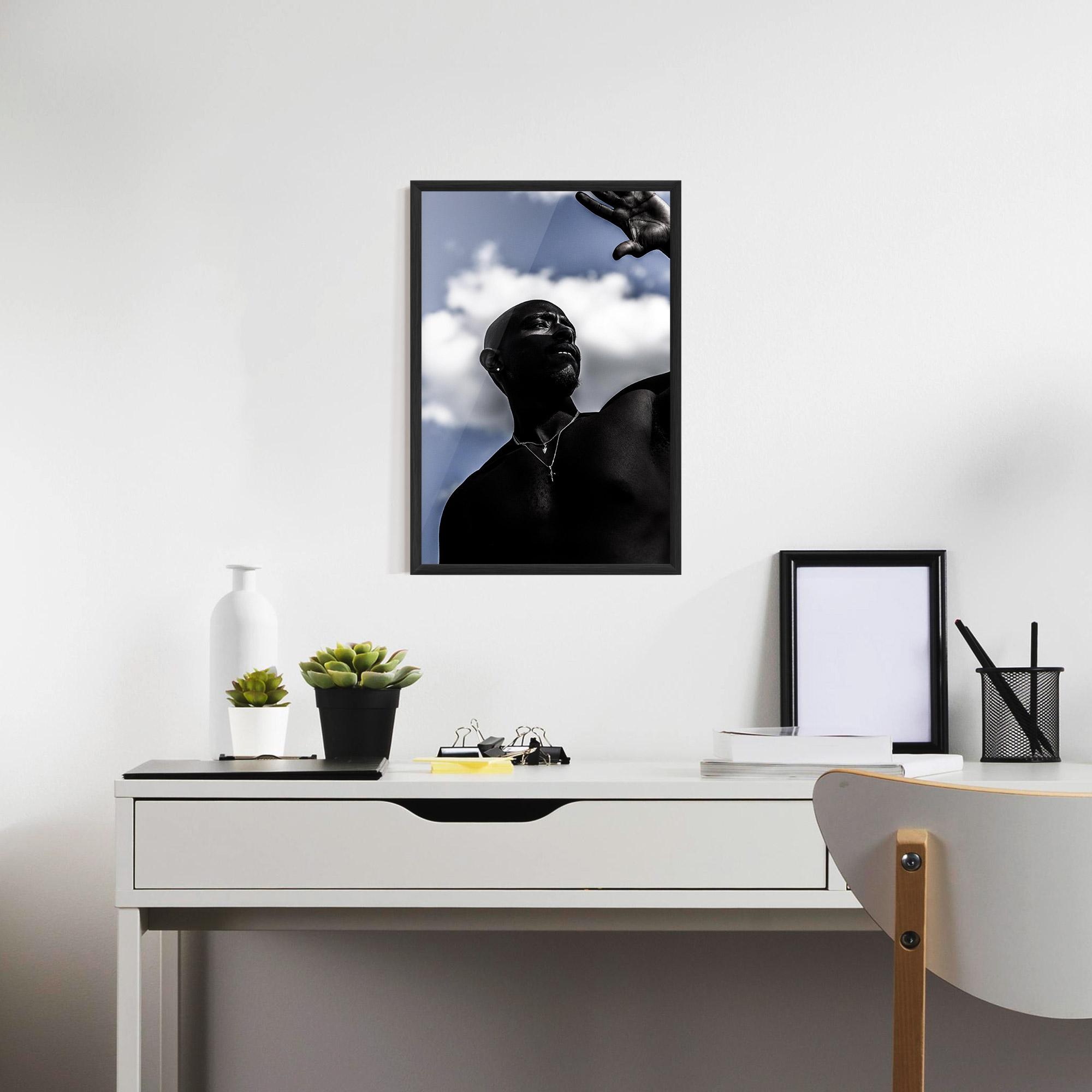 Poster Înrămat African Blue Sky mockup 7