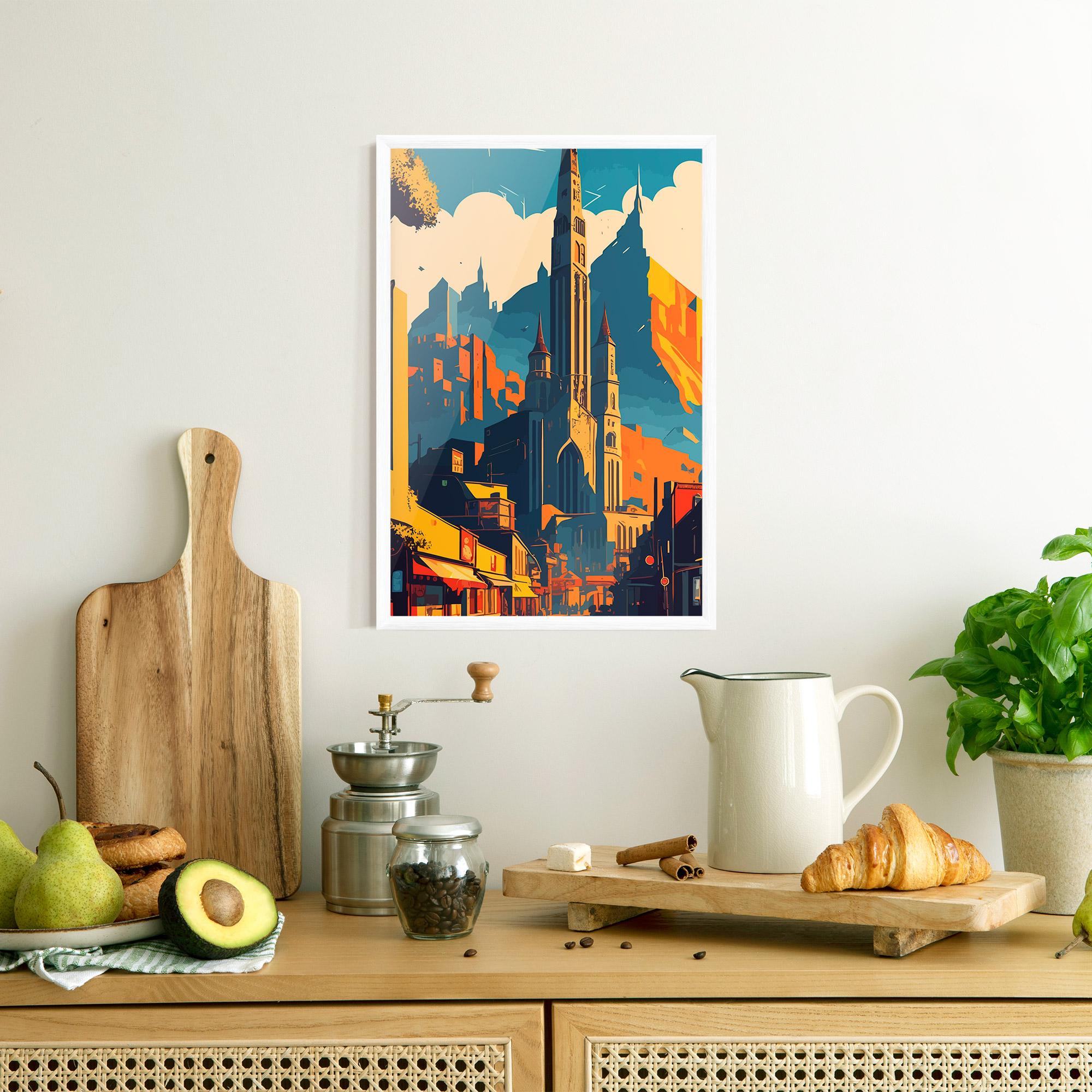 Poster Înrămat African Tower mockup 8