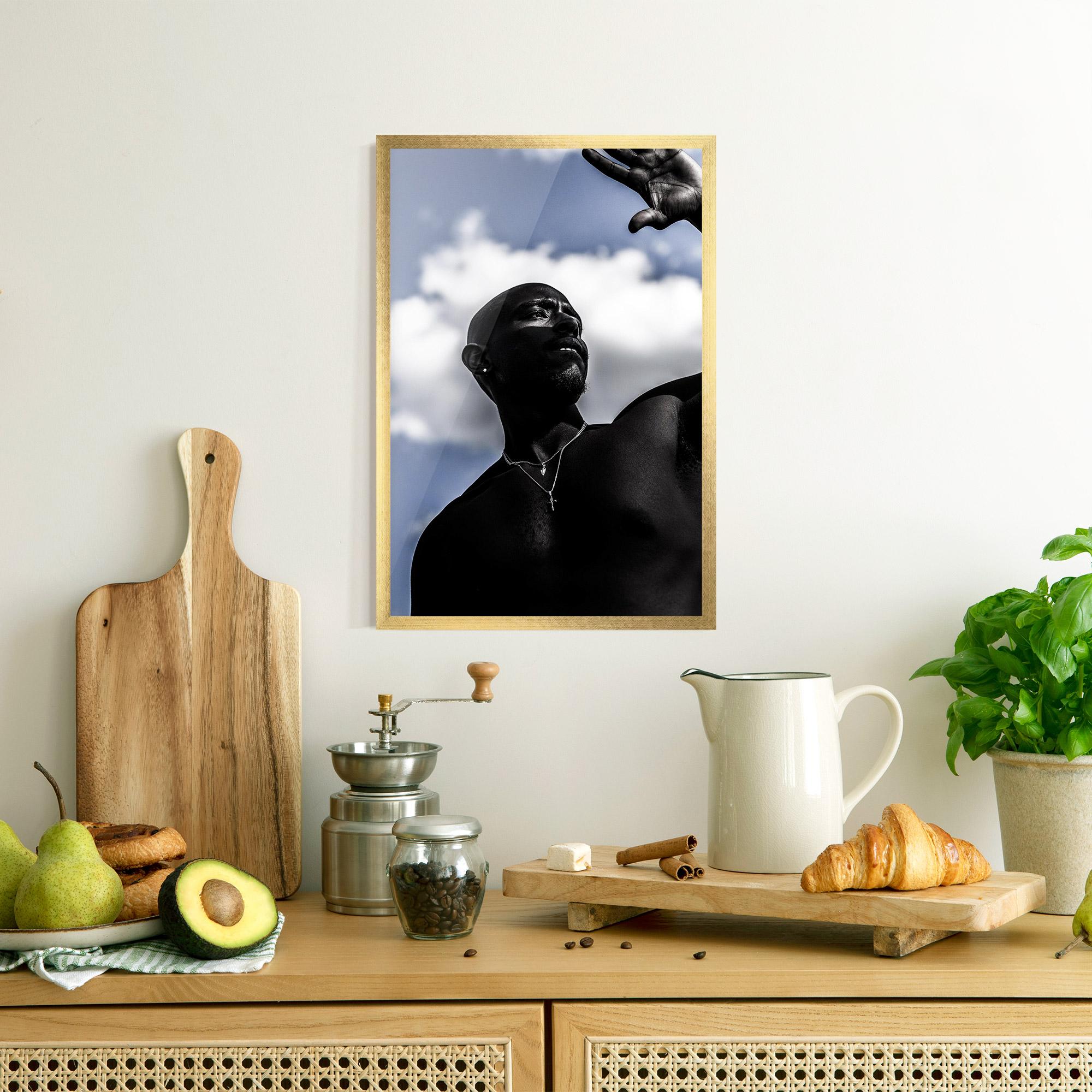 Poster Înrămat African Blue Sky mockup 8