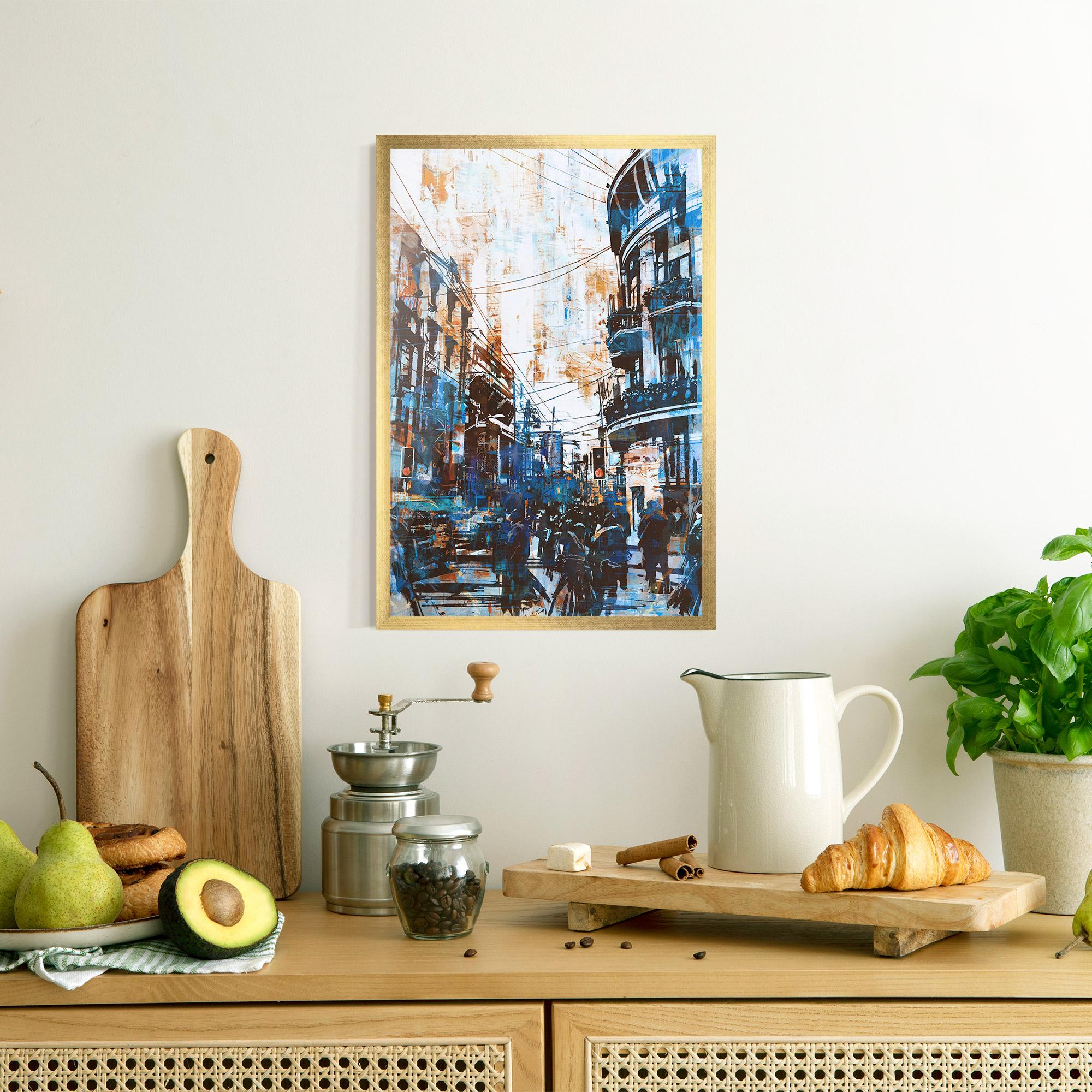 Poster Înrămat Urban Street Grunge mockup 8