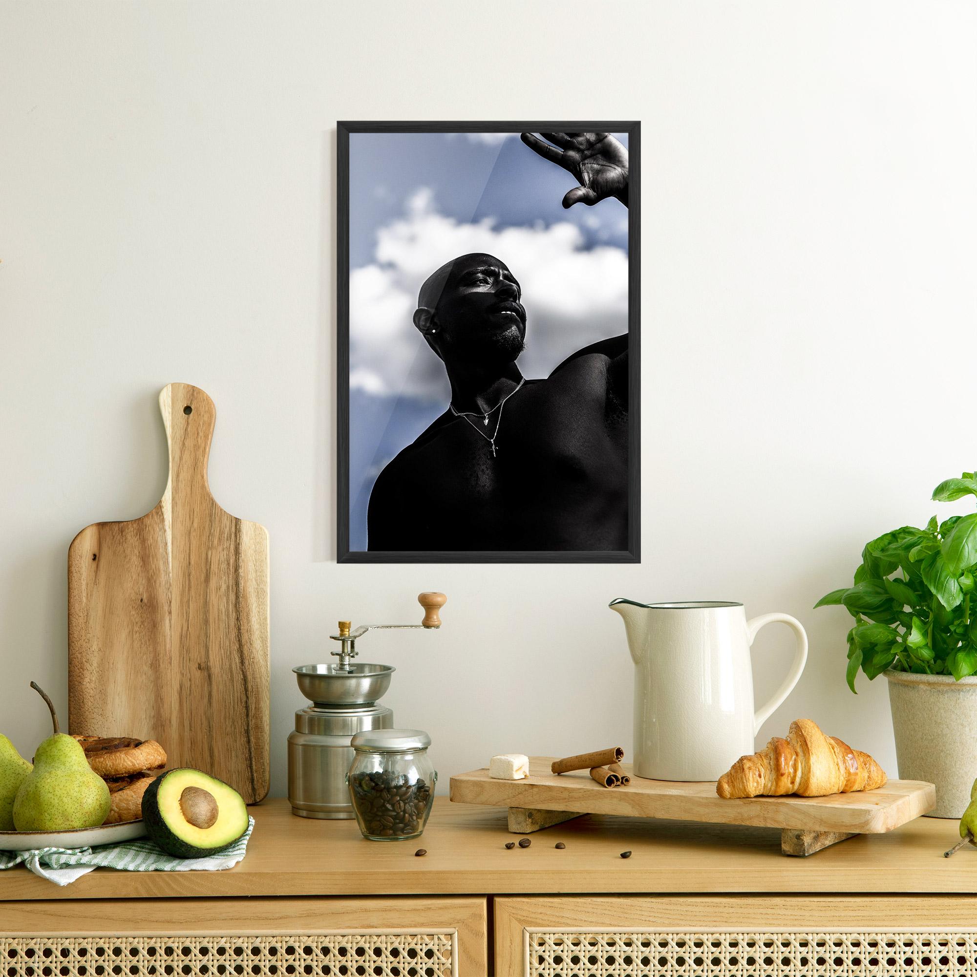 Poster Înrămat African Blue Sky mockup 8