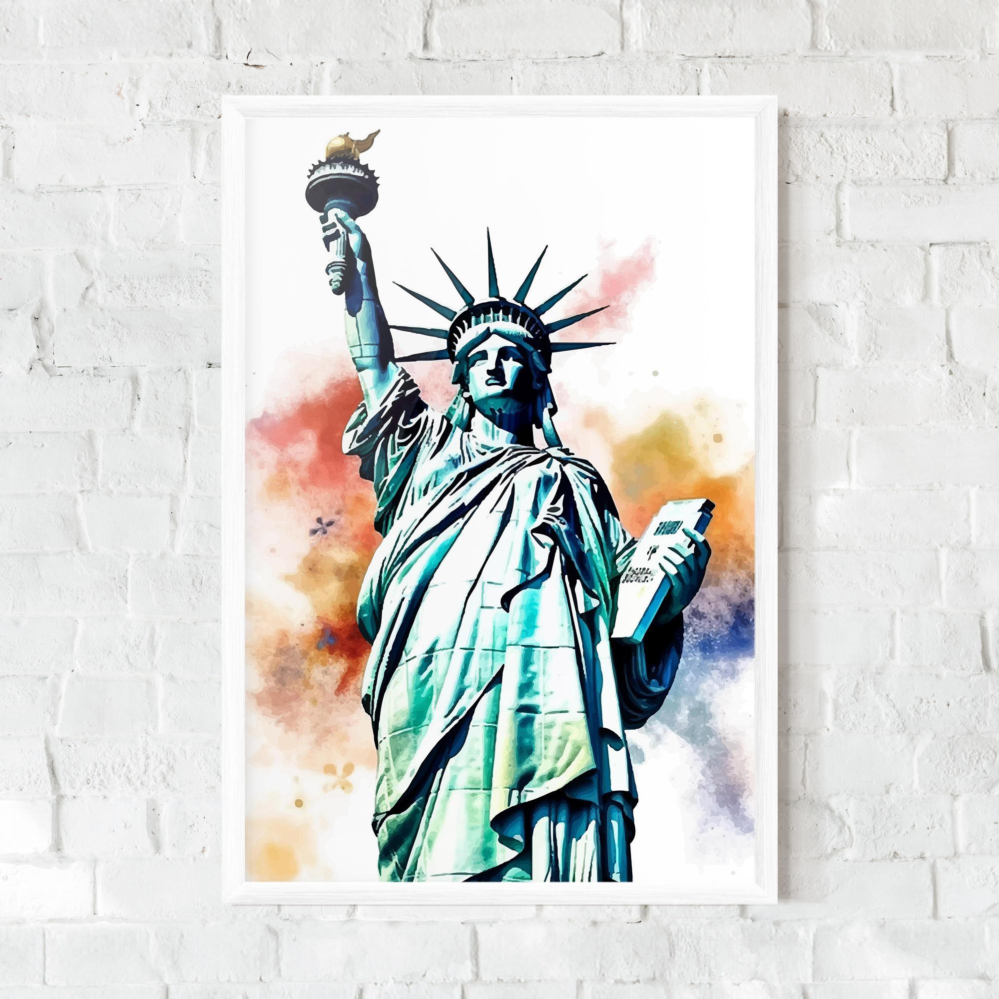 Poster Înrămat Liberty Art mockup 0