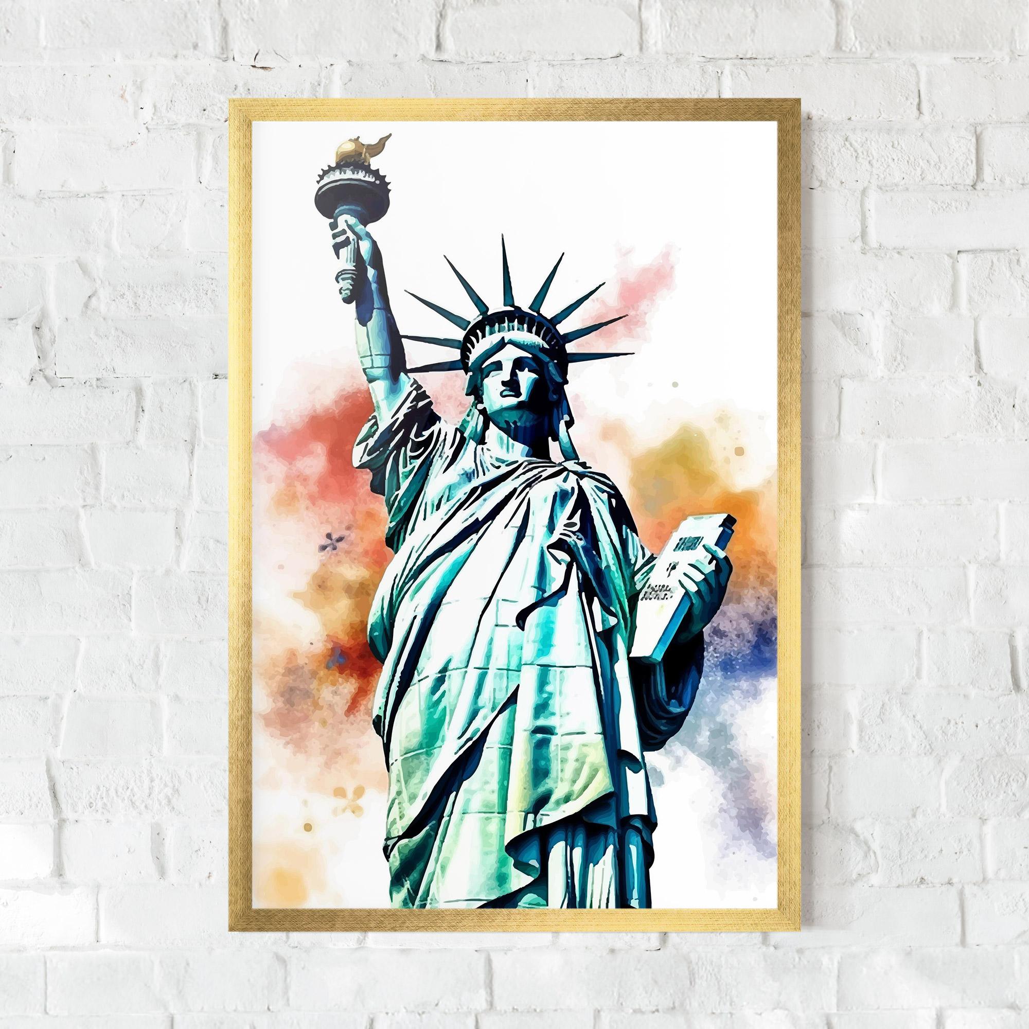 Poster Înrămat Liberty Art mockup 0