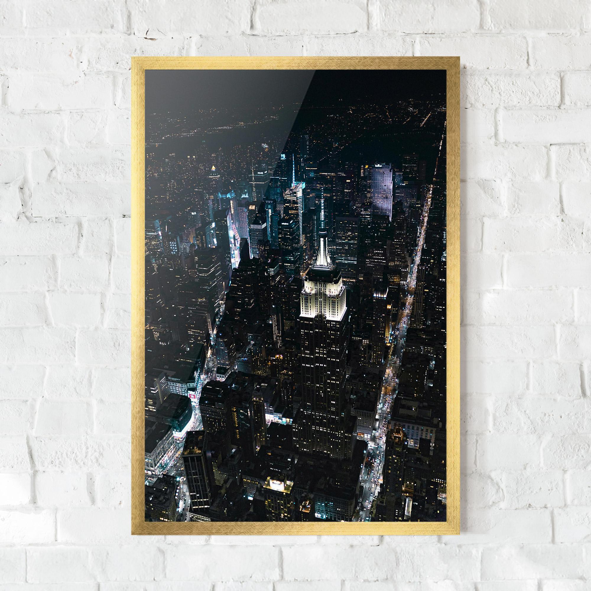 Poster Înrămat Night Landscape mockup 0