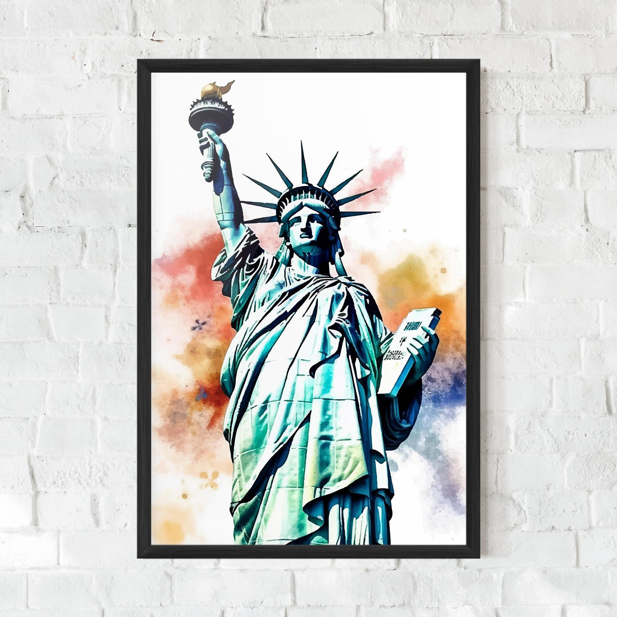 Poster Înrămat Liberty Art mockup 0