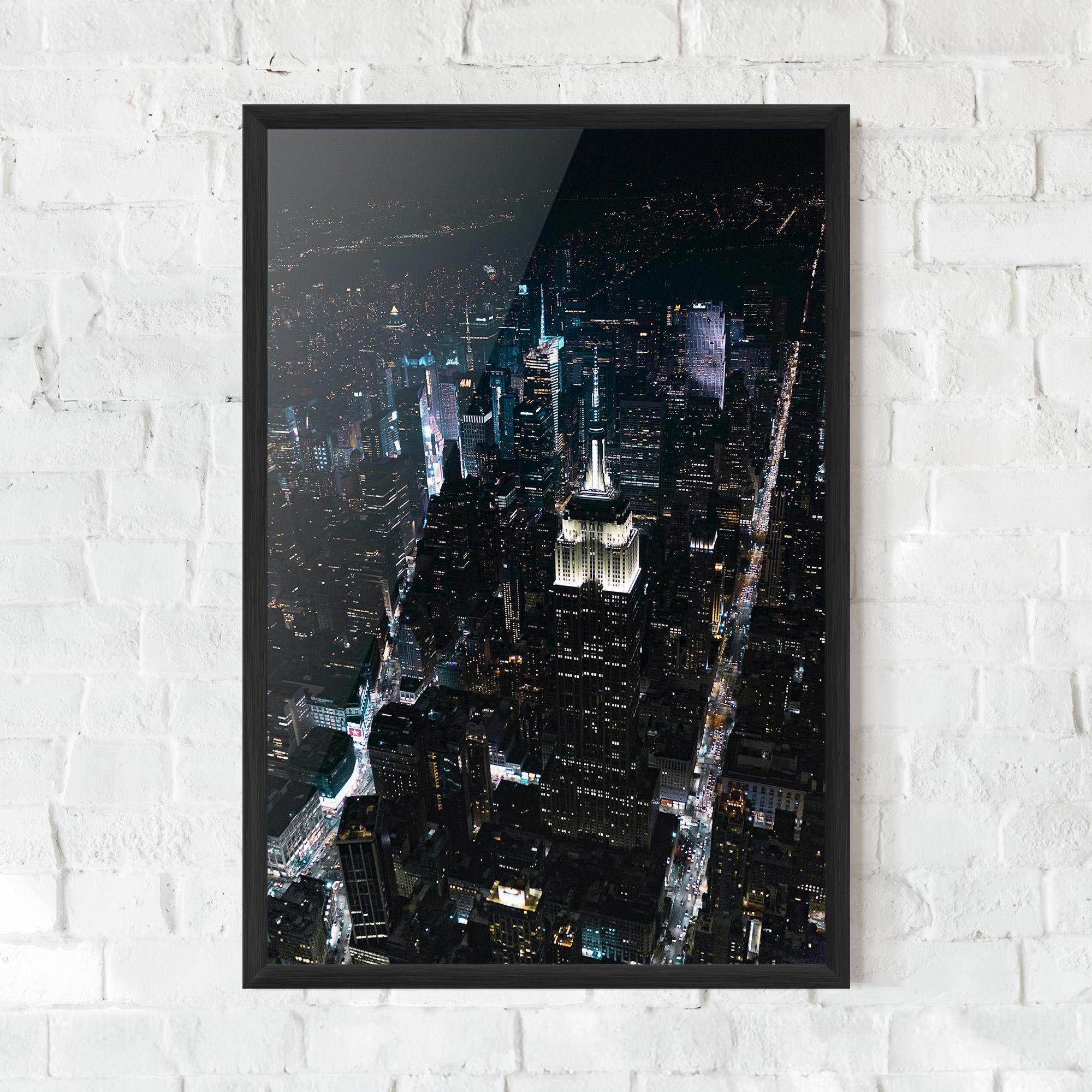 Poster Înrămat Night Landscape mockup 0