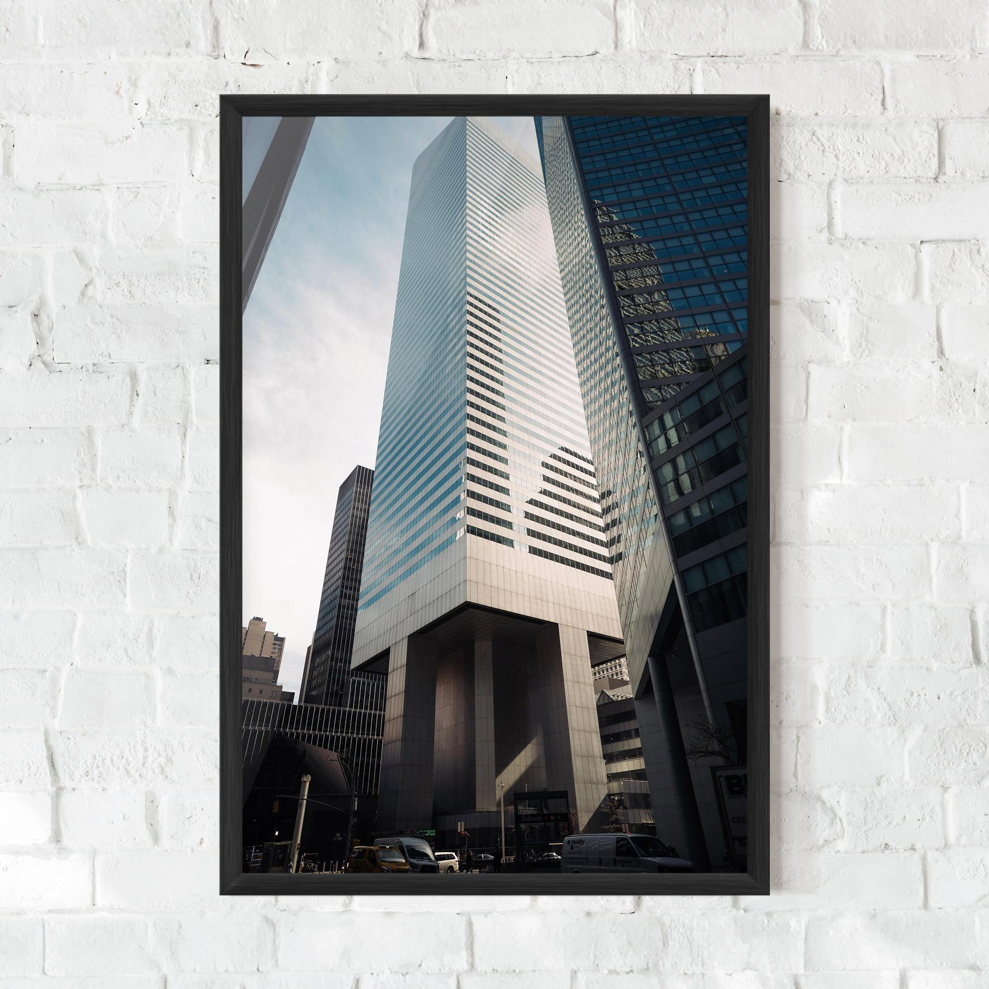 Poster Înrămat Skyline Building mockup 0