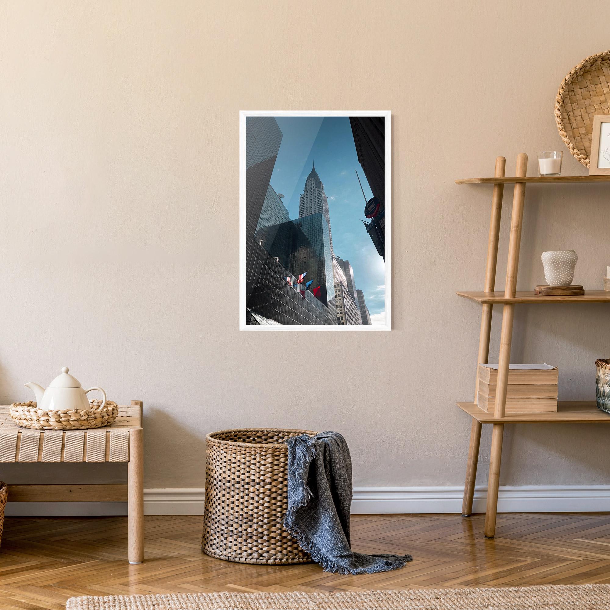 Poster Înrămat Big Glass Tower mockup 9