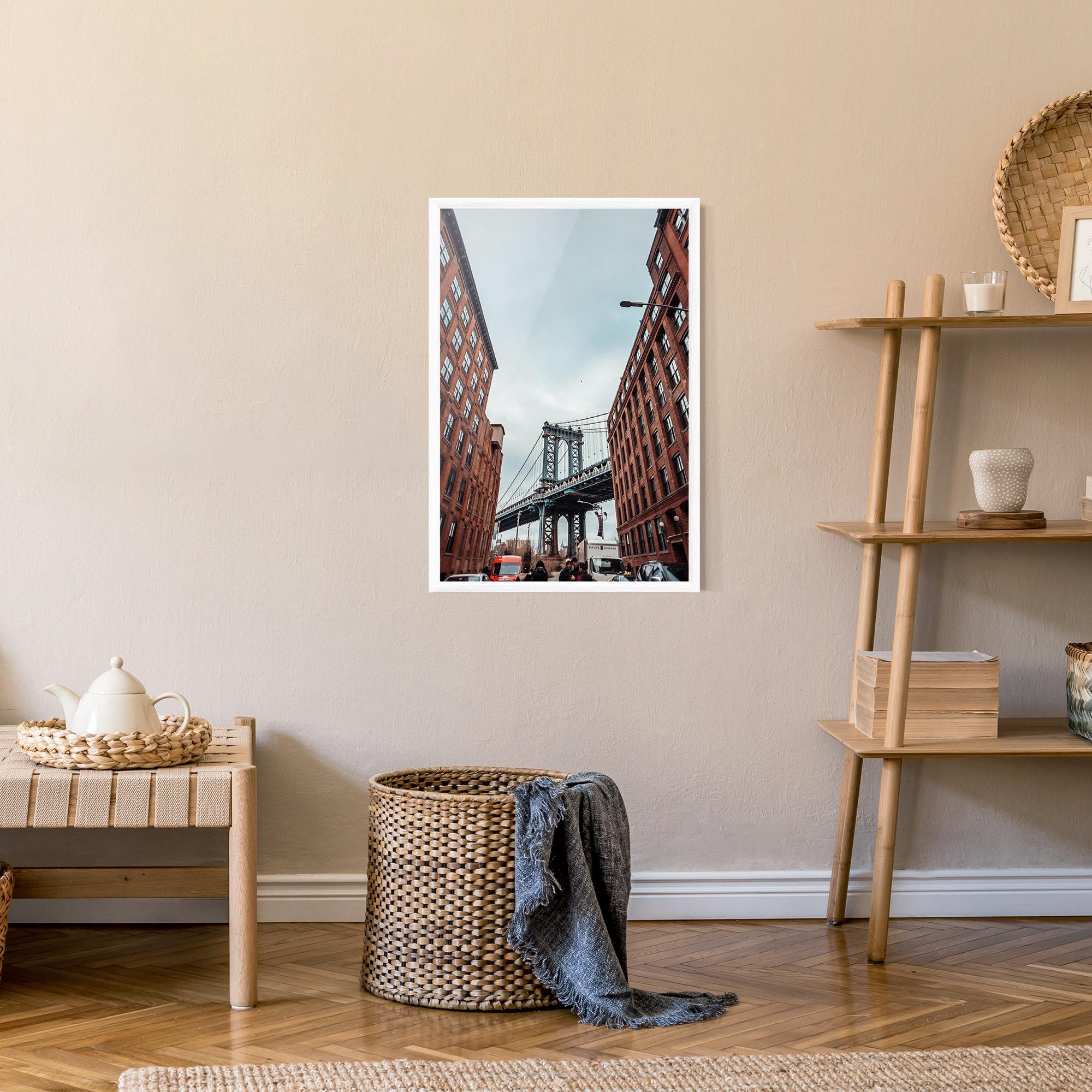 Poster Înrămat Bridge Building View mockup 9