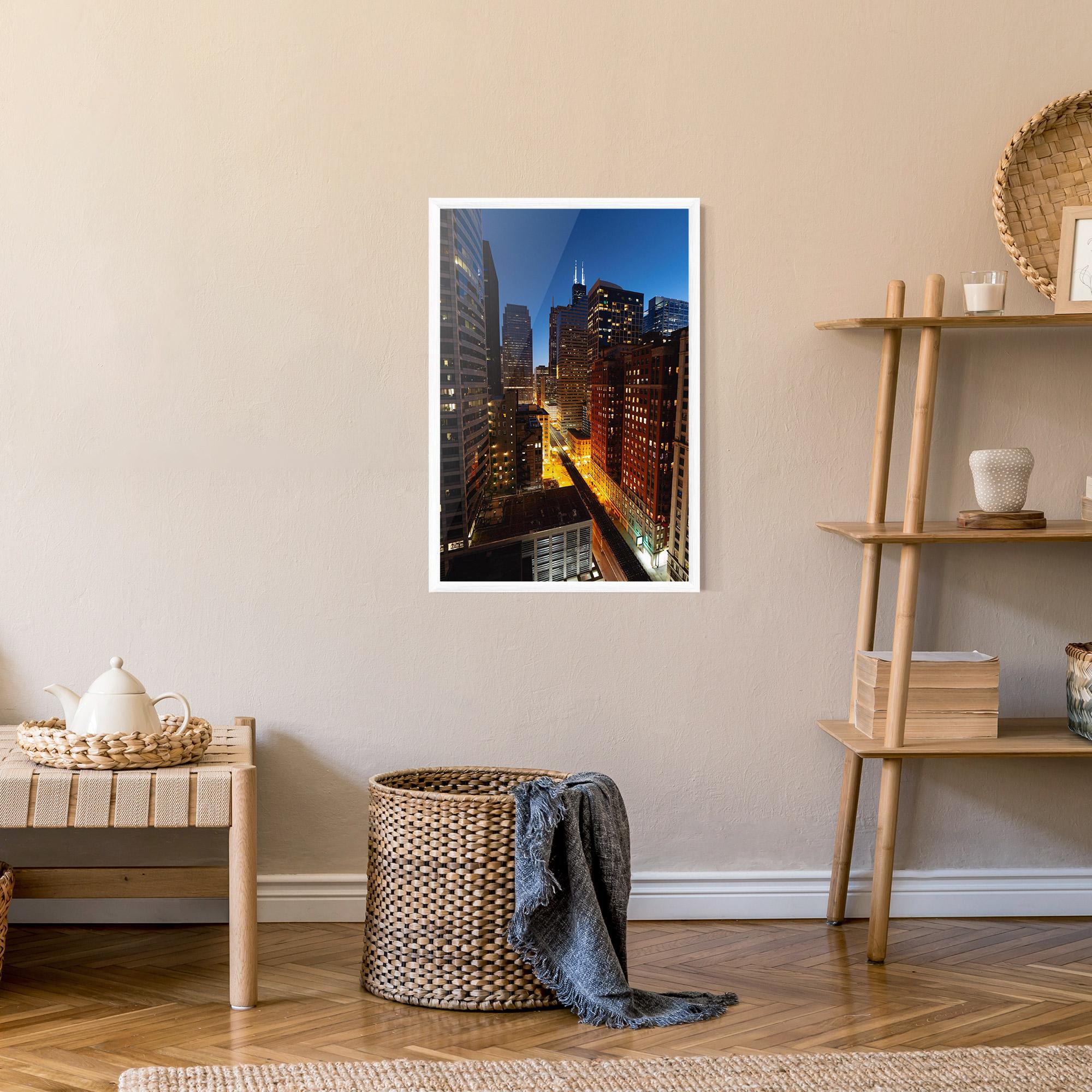 Poster Înrămat Hight City Building mockup 9