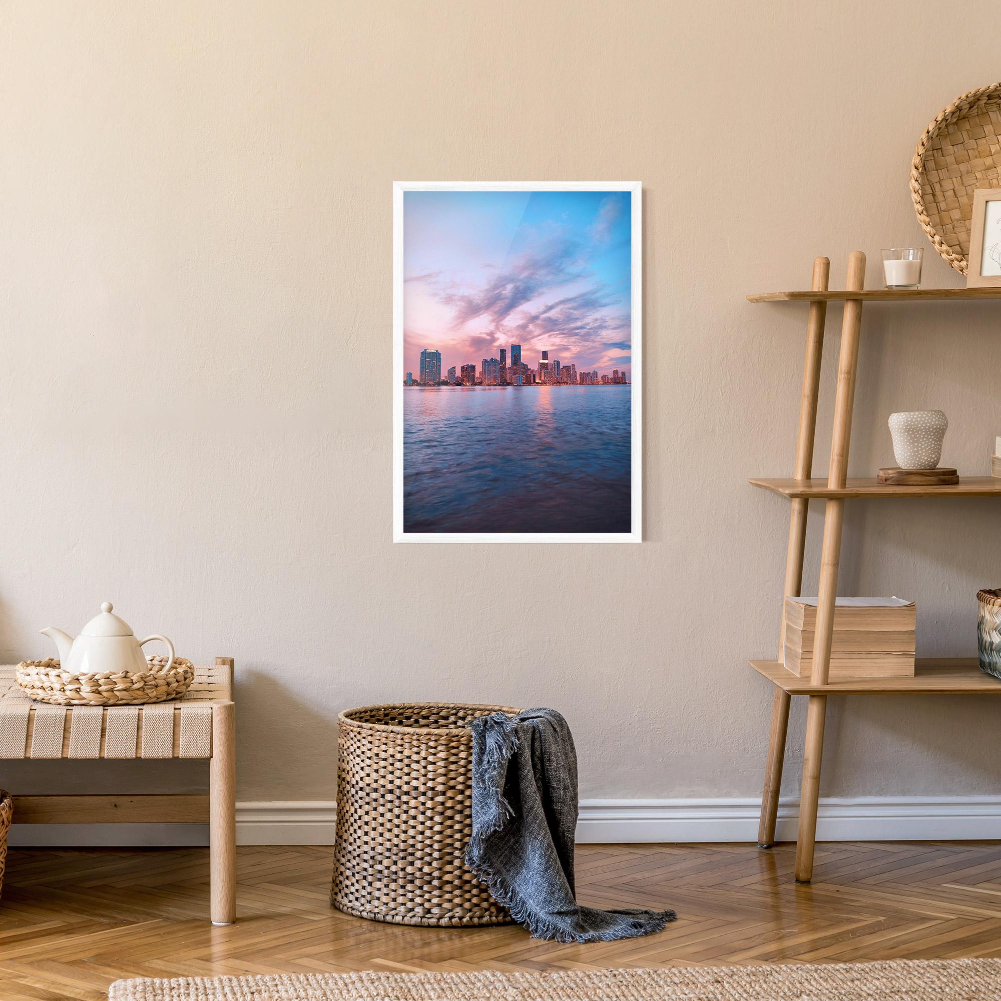 Poster Înrămat Over The Lake mockup 9