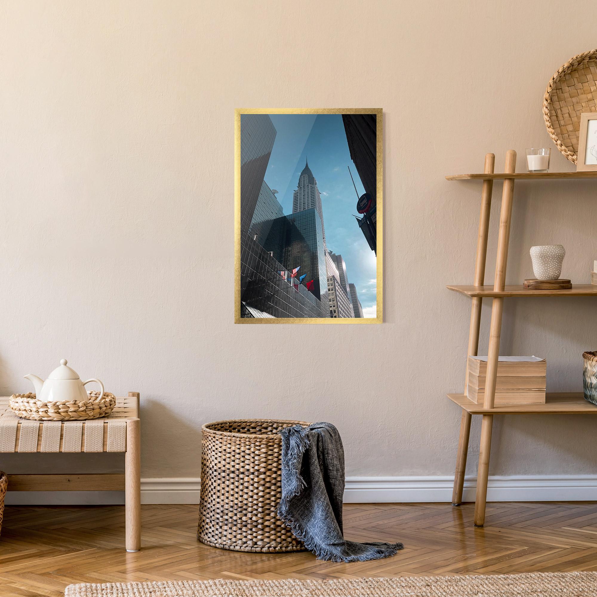 Poster Înrămat Big Glass Tower mockup 9