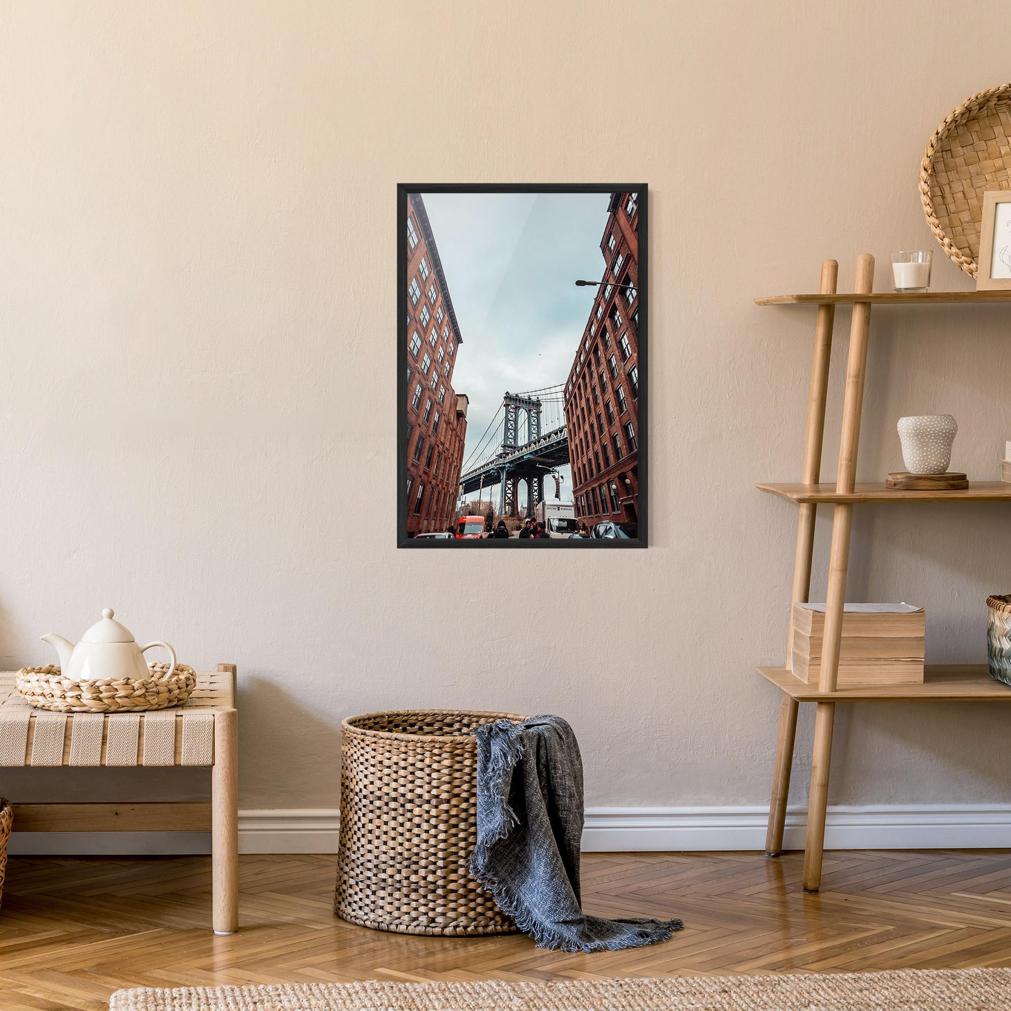 Poster Înrămat Bridge Building View mockup 9