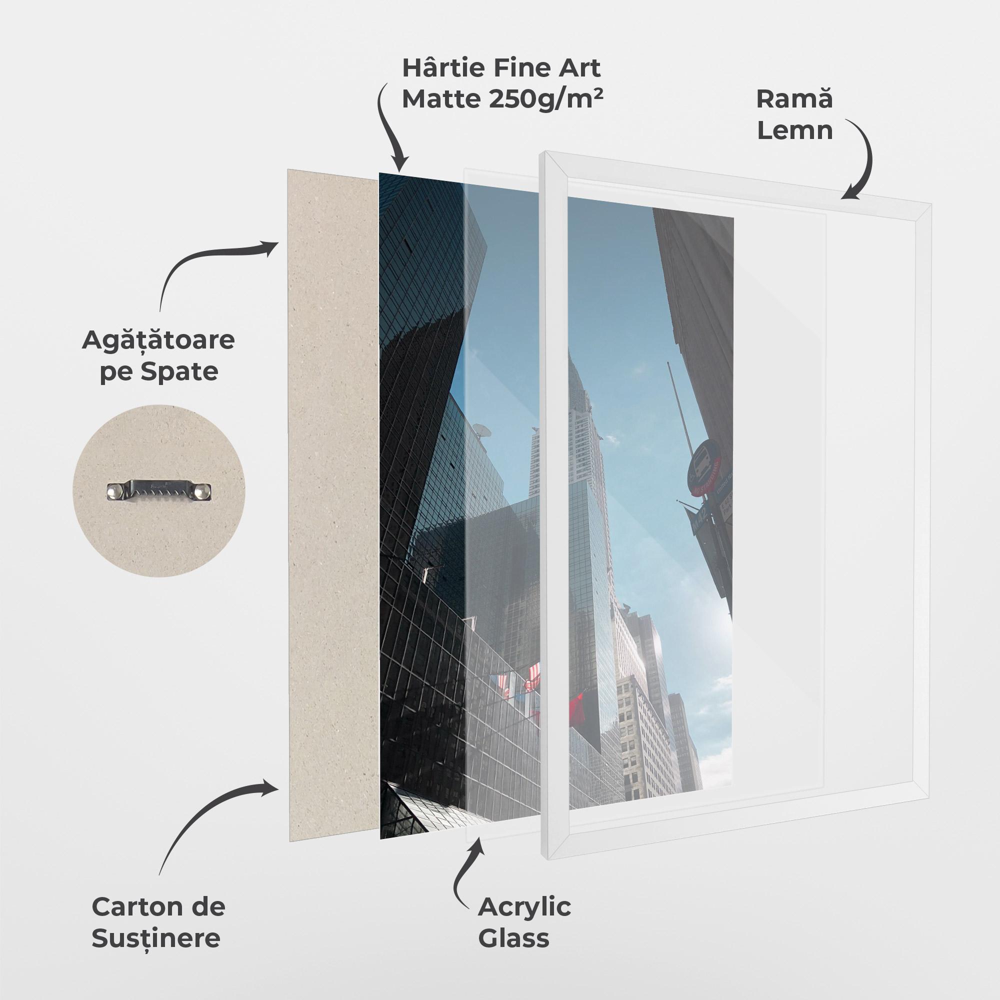 Poster Înrămat Big Glass Tower mockup 1