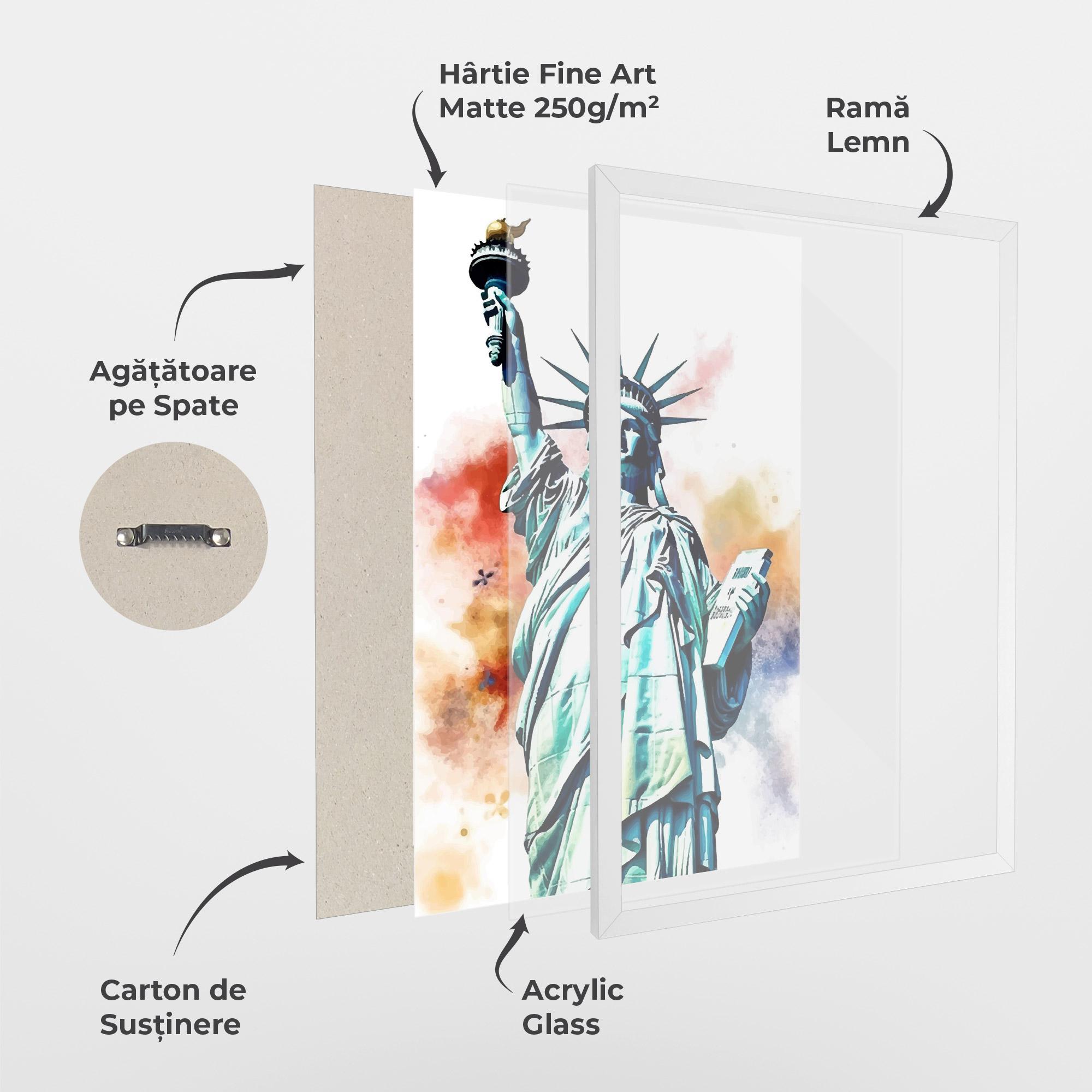 Poster Înrămat Liberty Art mockup 1