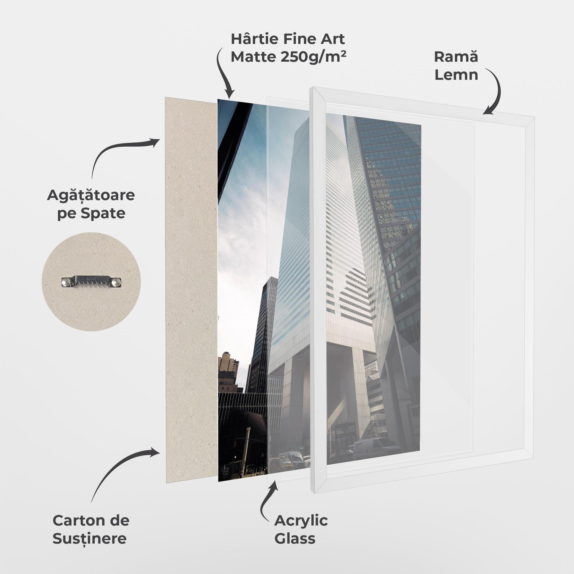 Poster Înrămat Skyline Building mockup 1