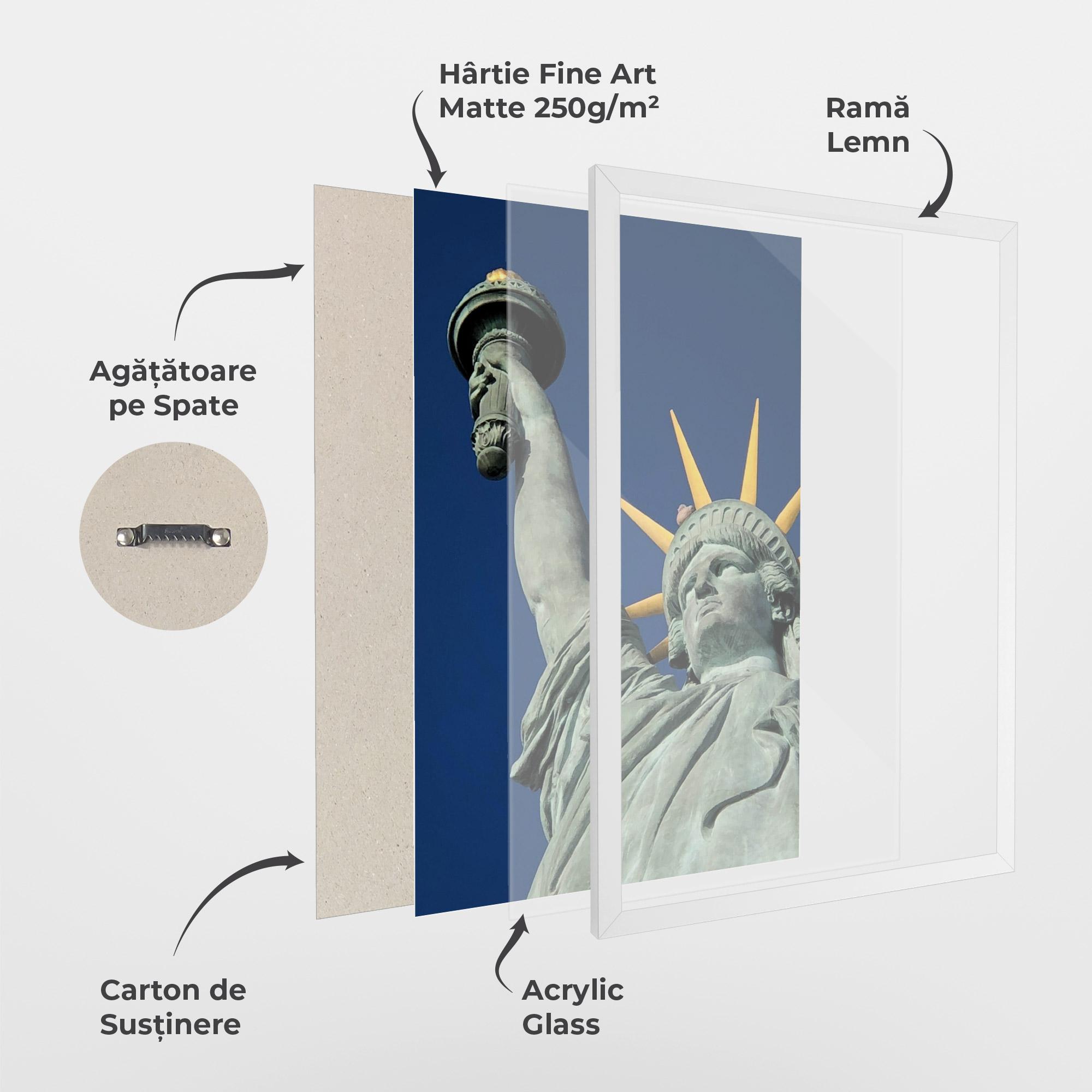 Poster Înrămat Statue Of Liberty mockup 1