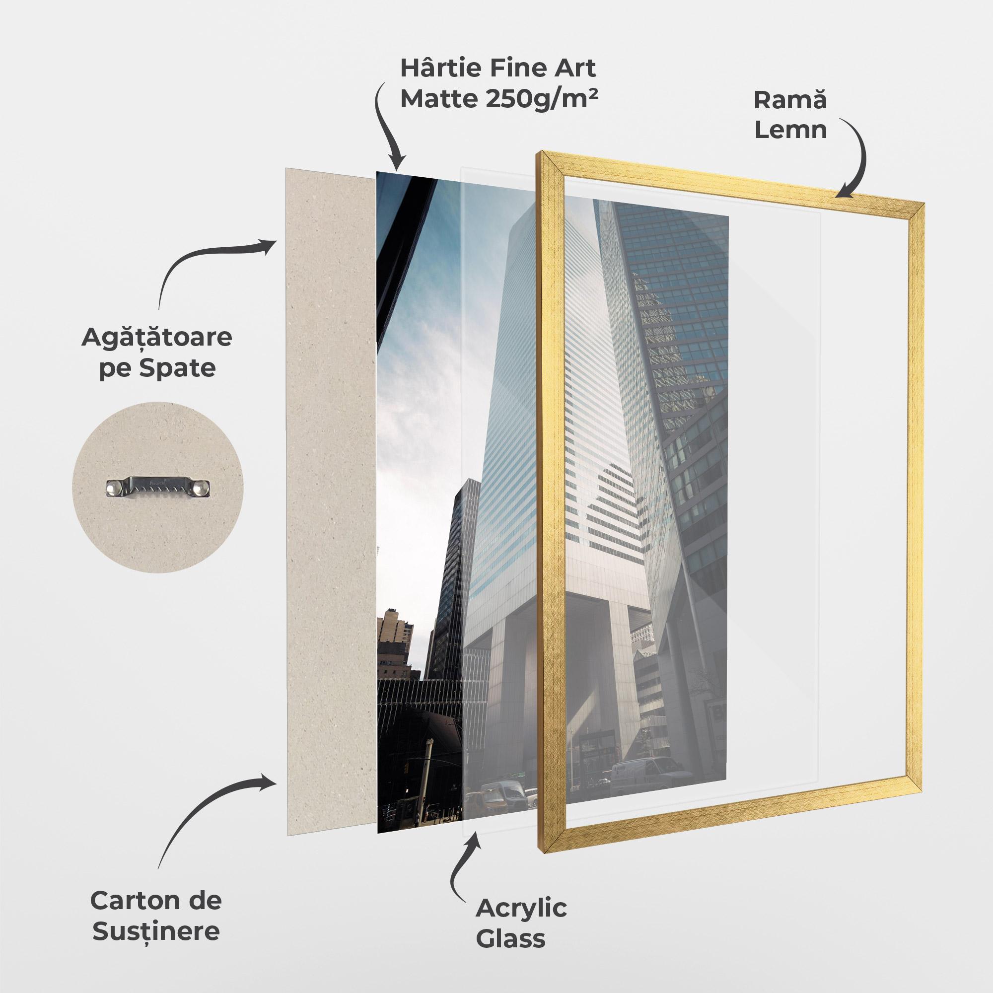 Poster Înrămat Skyline Building mockup 1