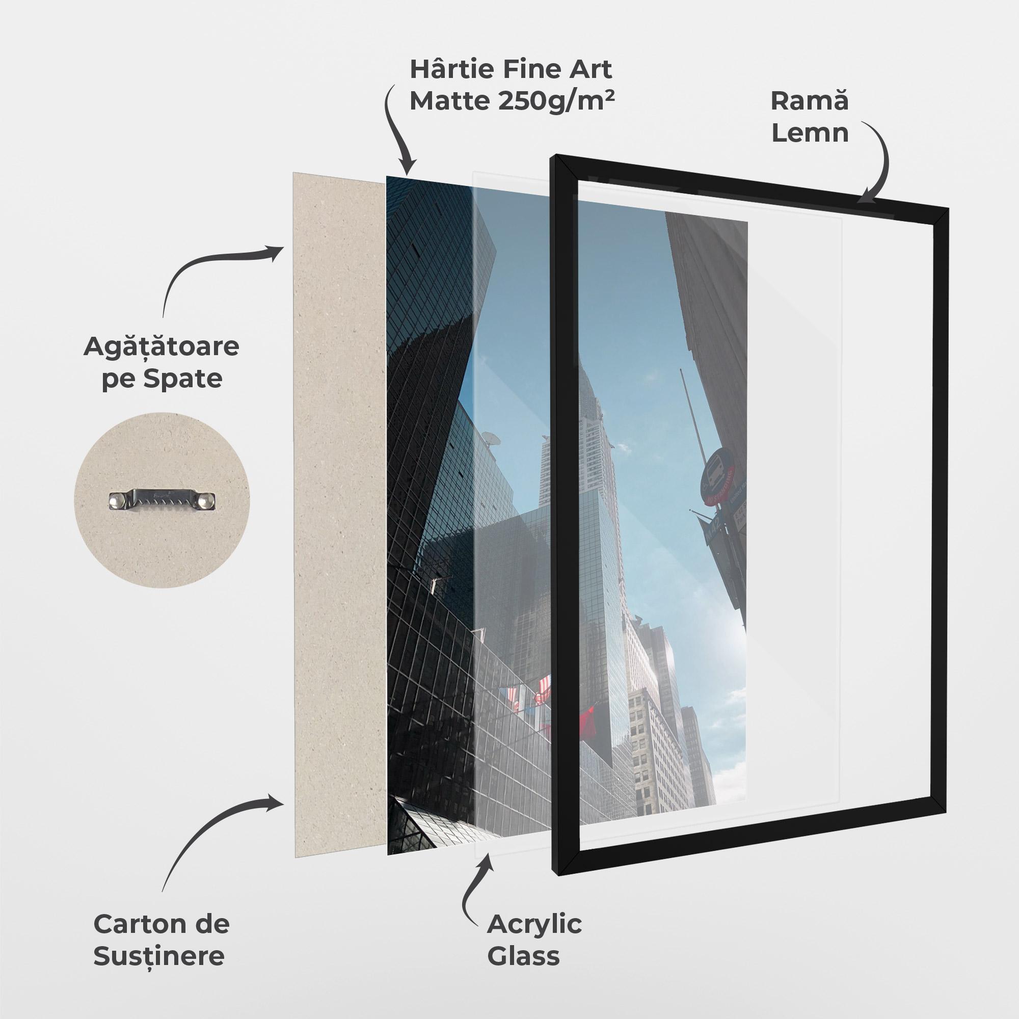 Poster Înrămat Big Glass Tower mockup 1