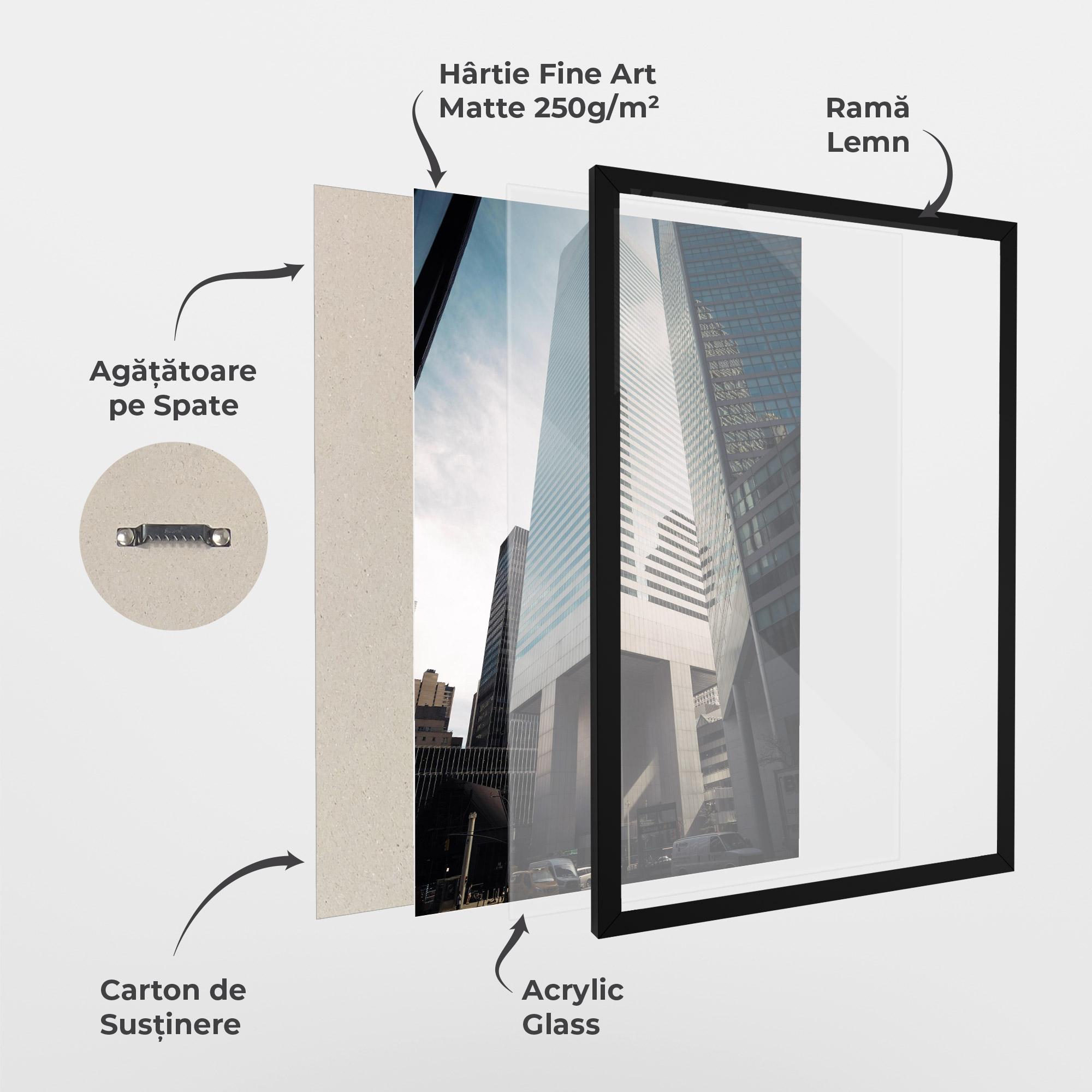 Poster Înrămat Skyline Building mockup 1