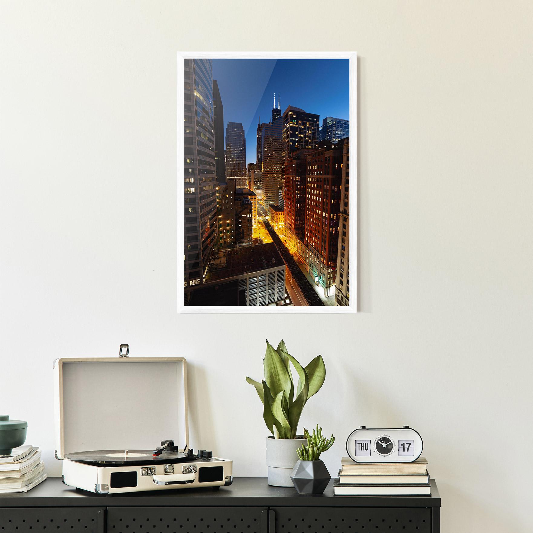 Poster Înrămat Hight City Building mockup 2