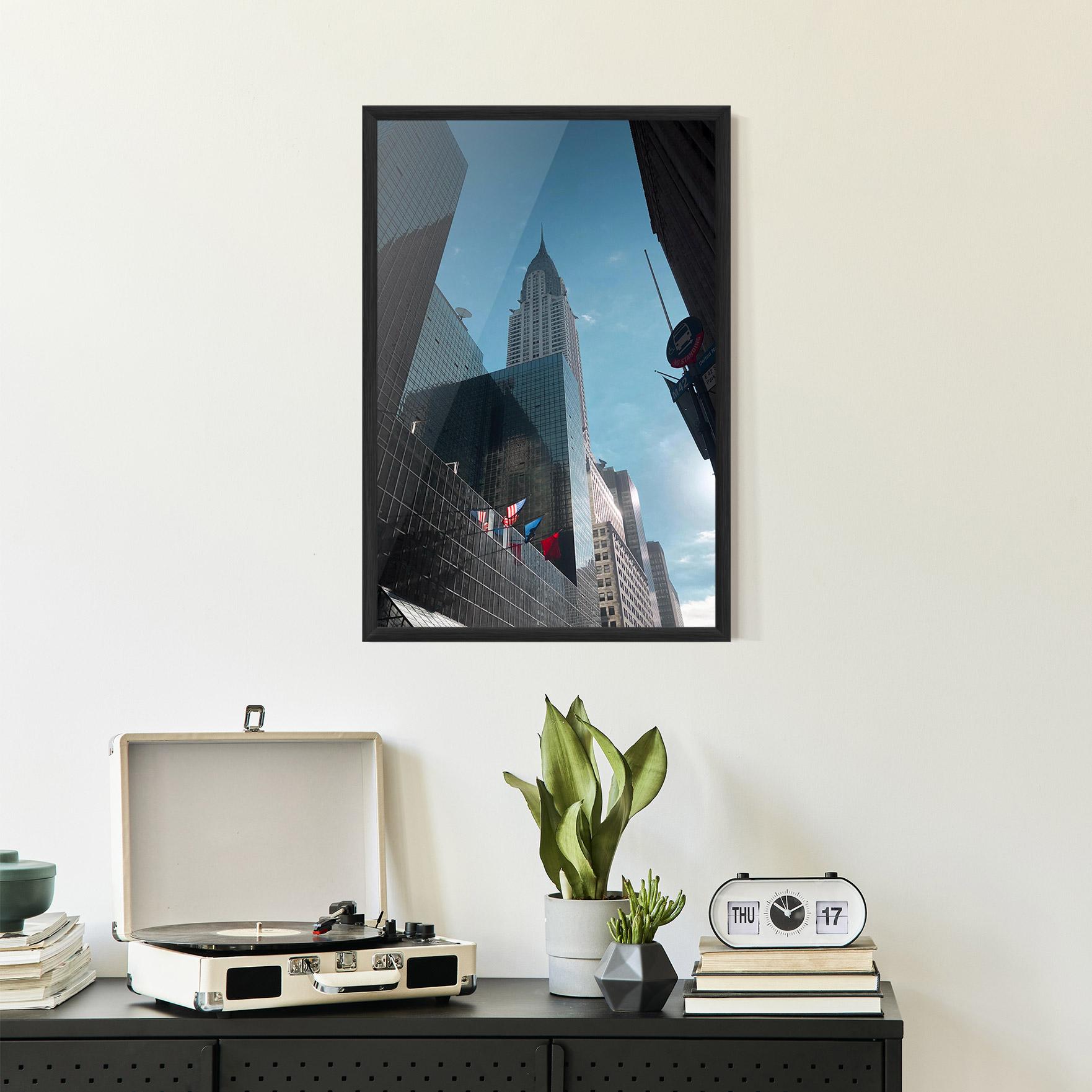 Poster Înrămat Big Glass Tower mockup 2