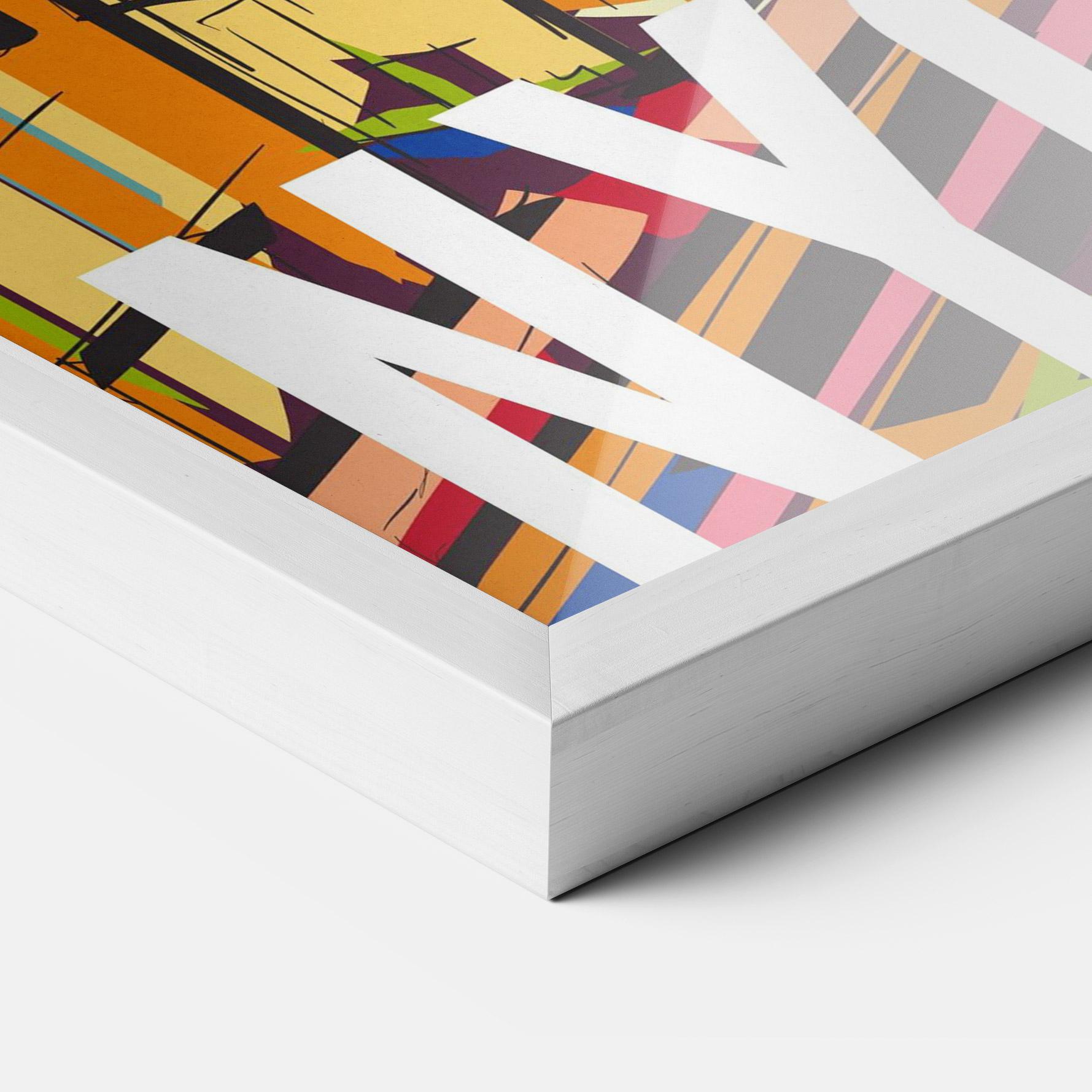 Poster Înrămat New York City Art mockup 3