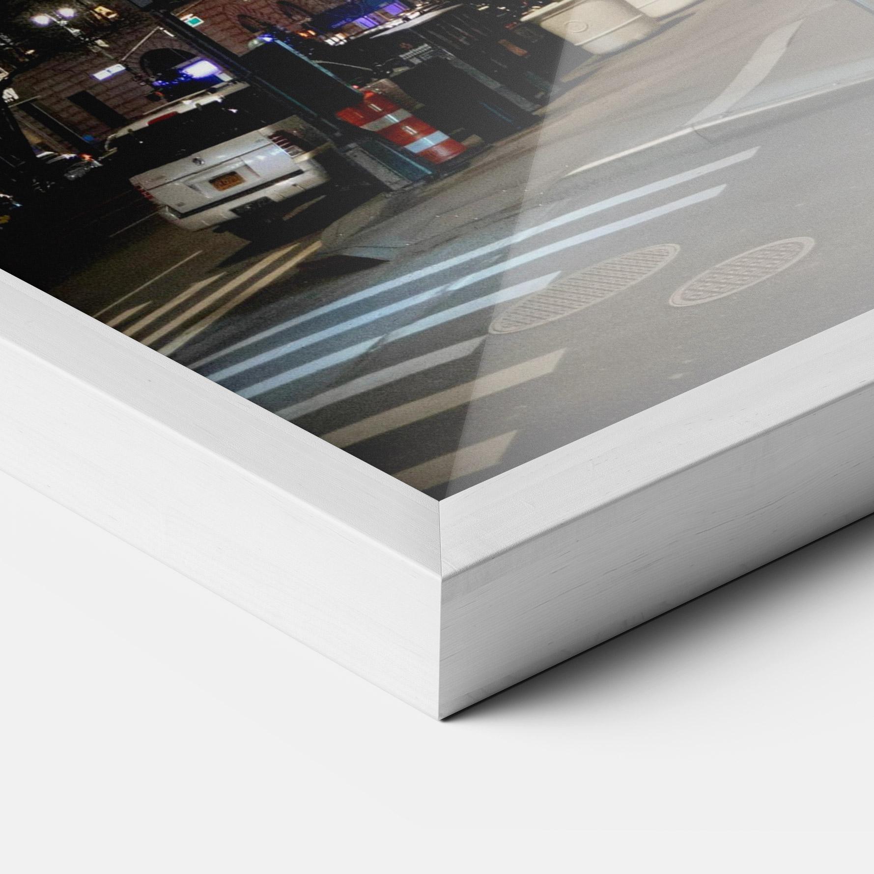 Poster Înrămat Skyline Night Light mockup 3