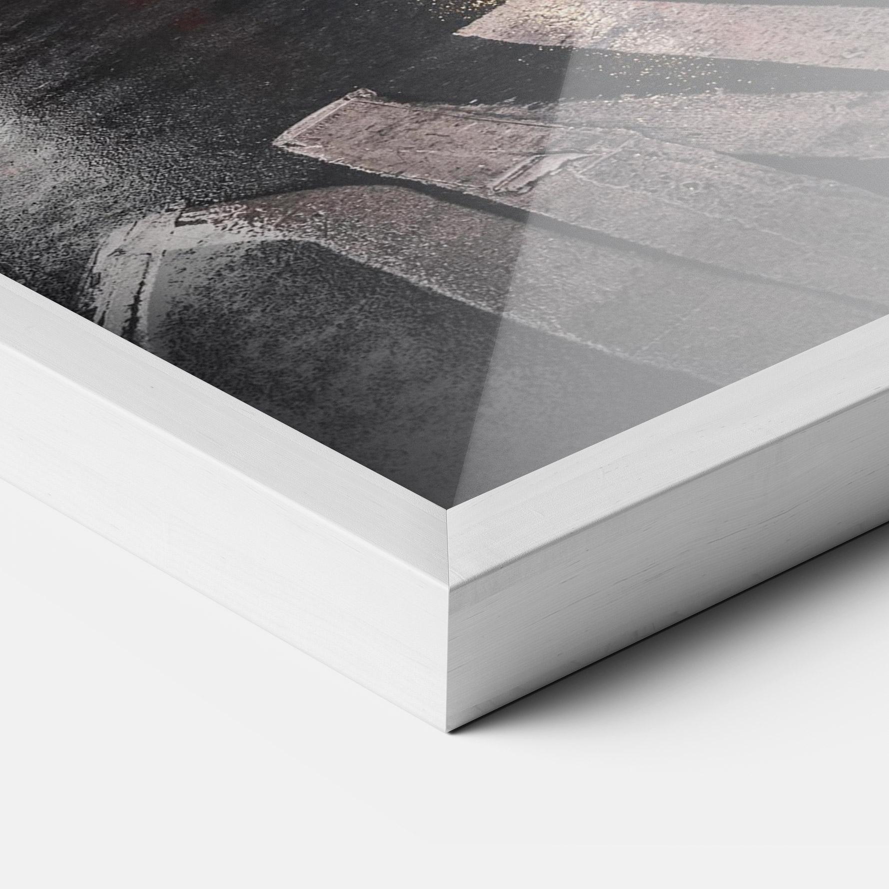 Poster Înrămat Taxi Smoke City mockup 3