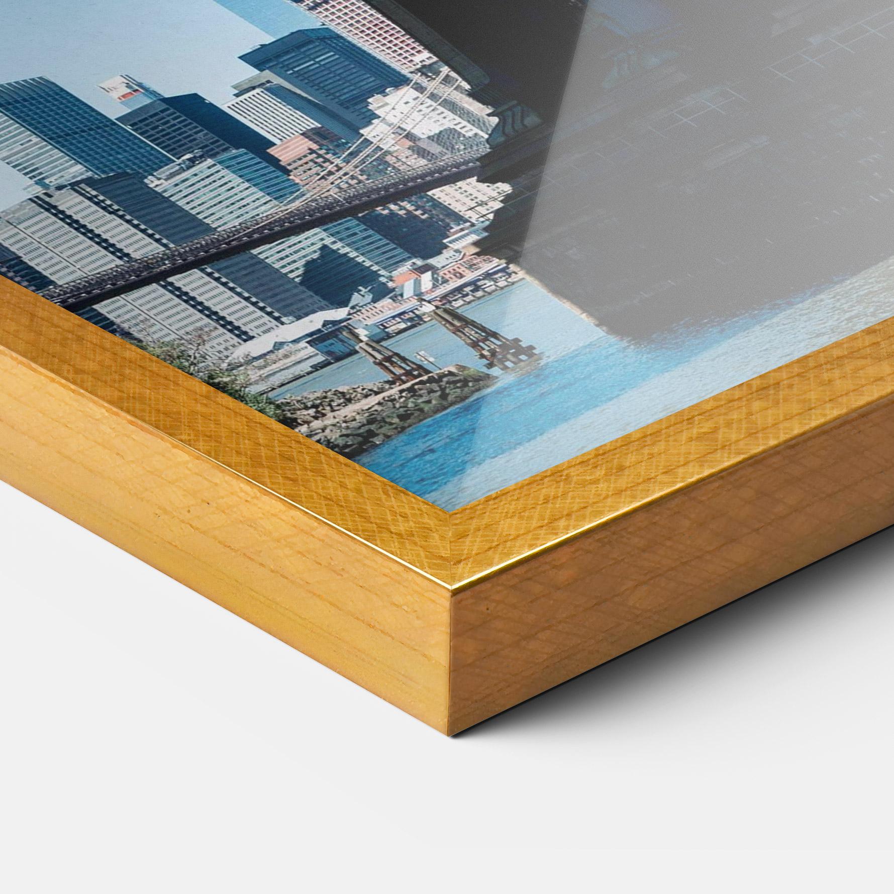 Poster Înrămat Blue Sky Bridge mockup 3