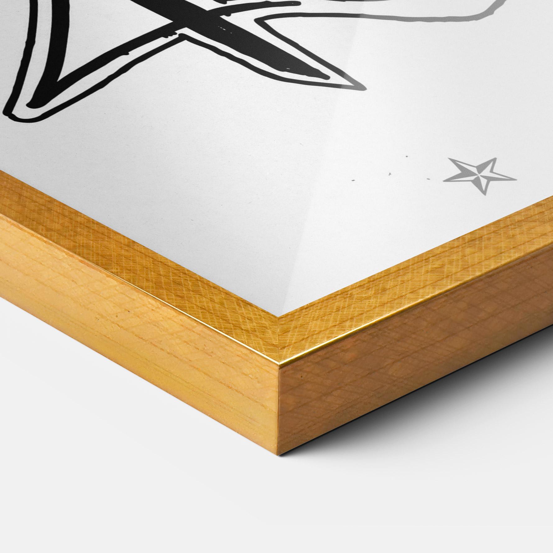 Poster Înrămat Head Of Liberty Statue mockup 3