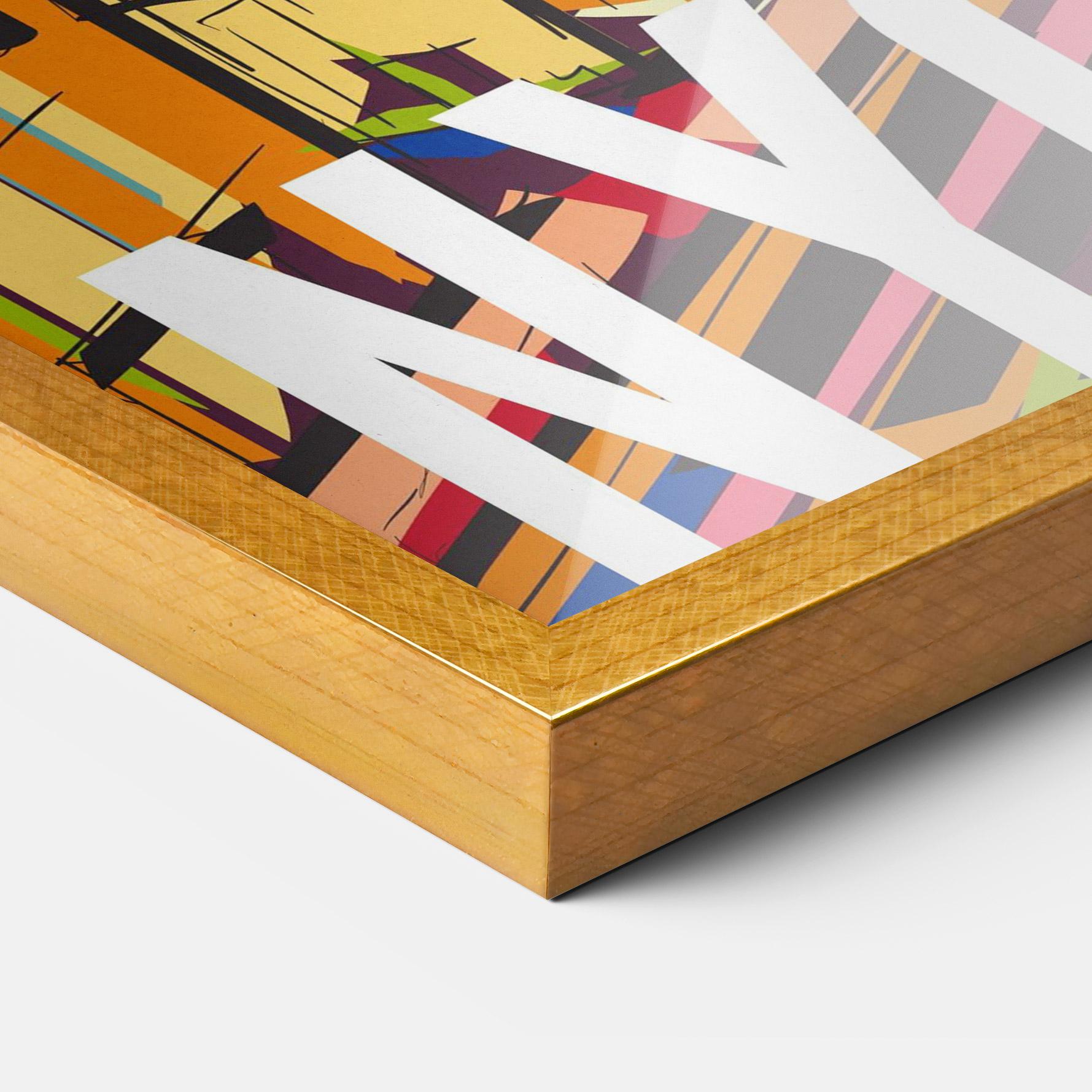 Poster Înrămat New York City Art mockup 3