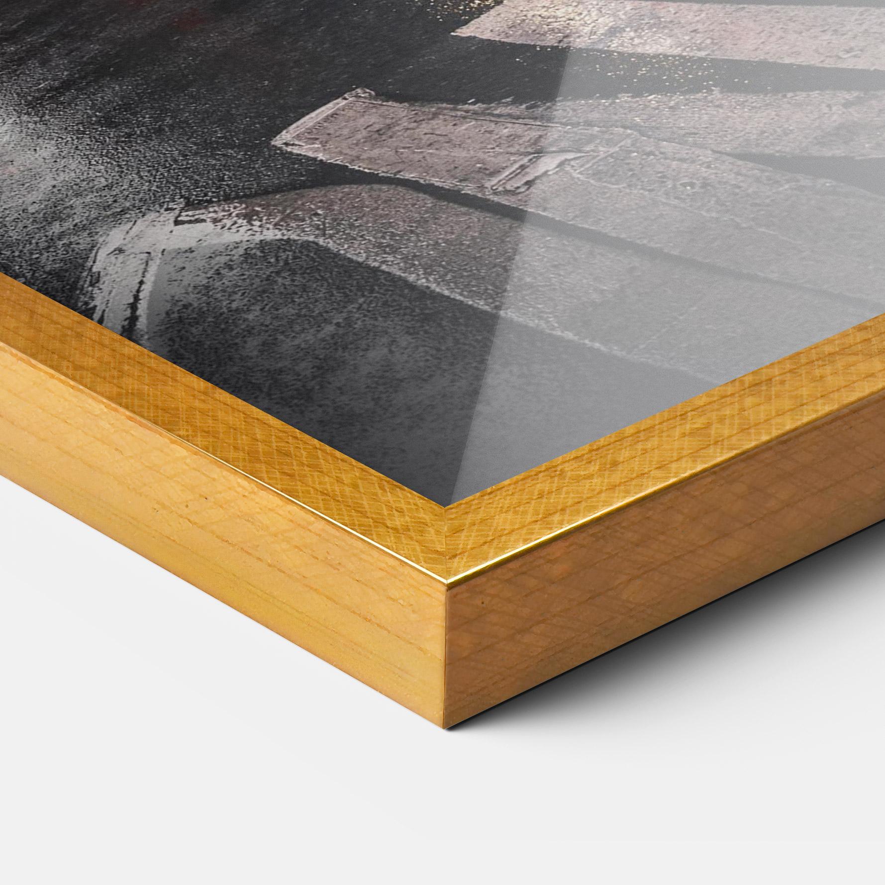 Poster Înrămat Taxi Smoke City mockup 3