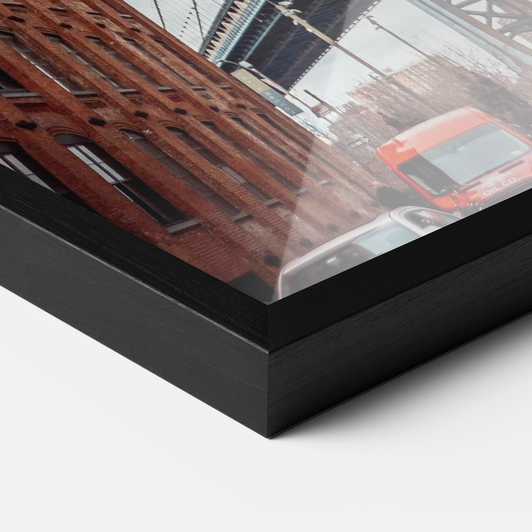 Poster Înrămat Bridge Building View mockup 3