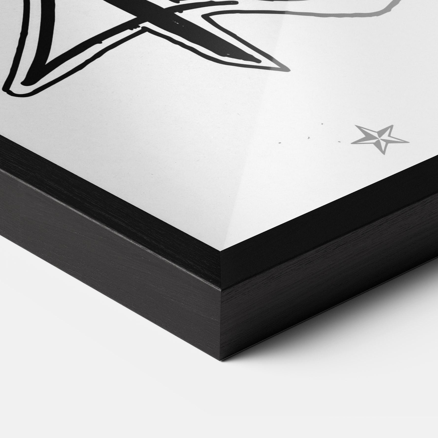 Poster Înrămat Head Of Liberty Statue mockup 3