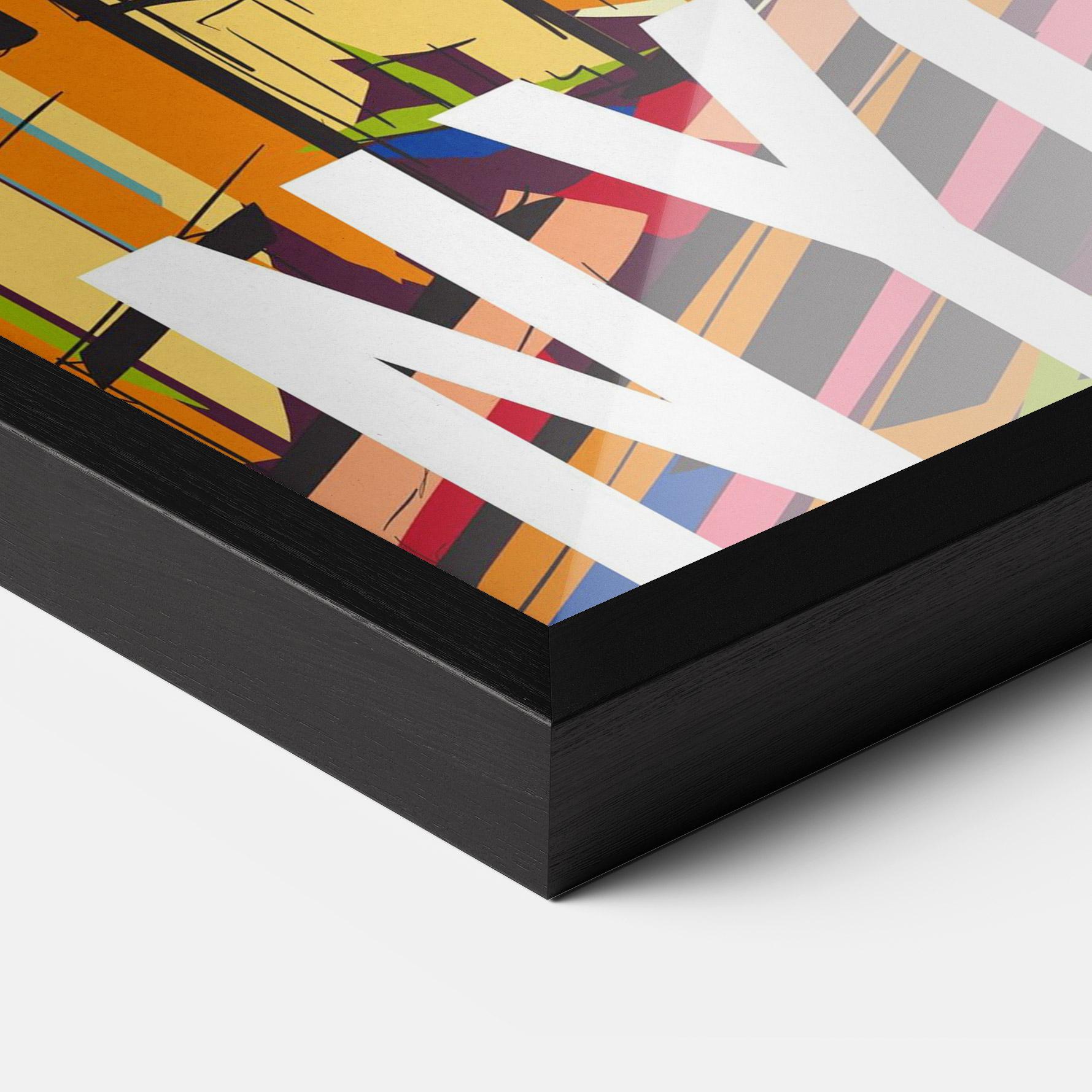 Poster Înrămat New York City Art mockup 3