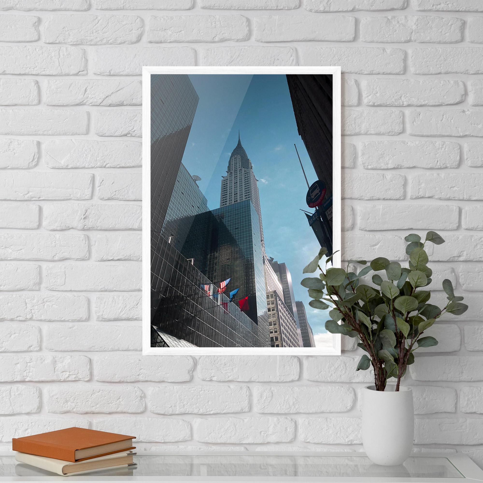 Poster Înrămat Big Glass Tower mockup 5