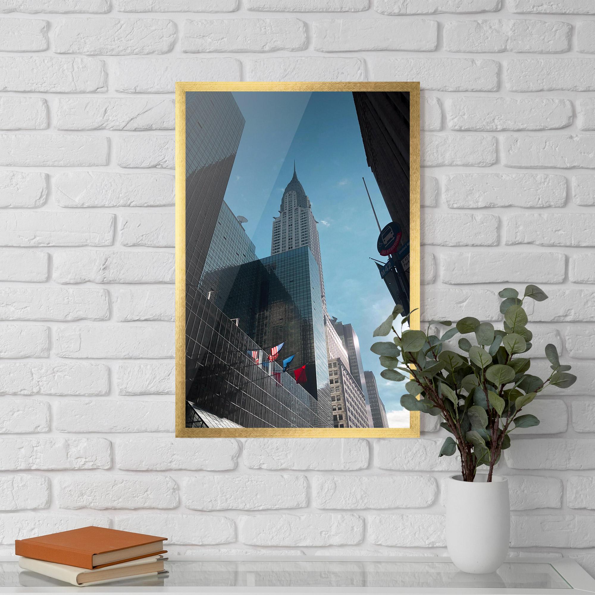 Poster Înrămat Big Glass Tower mockup 5