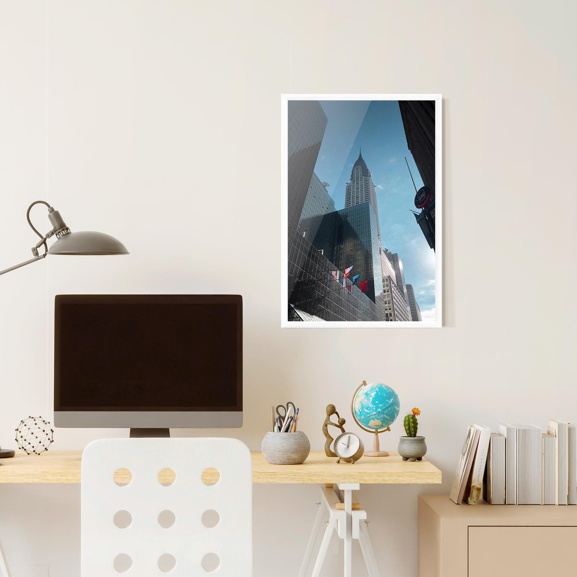 Poster Înrămat Big Glass Tower mockup 6