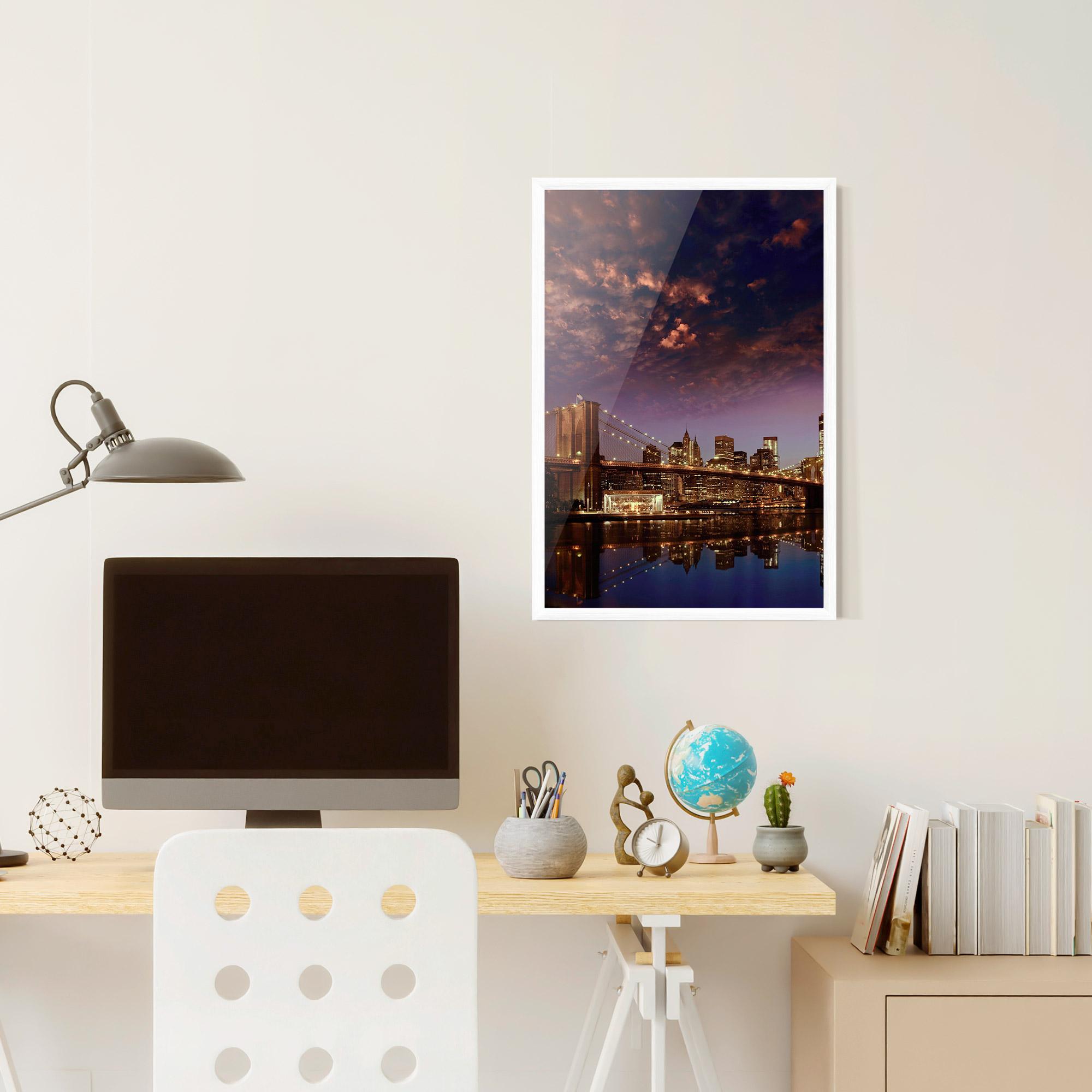 Poster Înrămat Sunset New York mockup 6