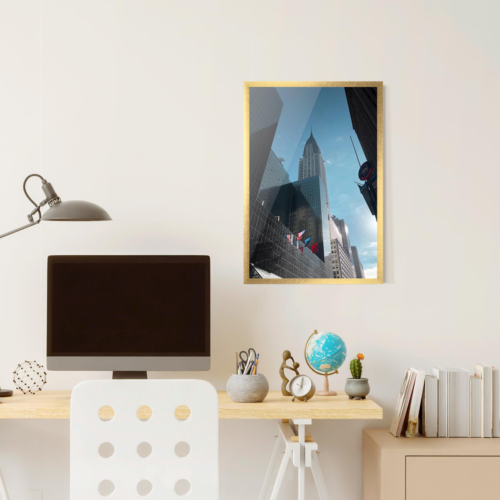 Poster Înrămat Big Glass Tower mockup 6