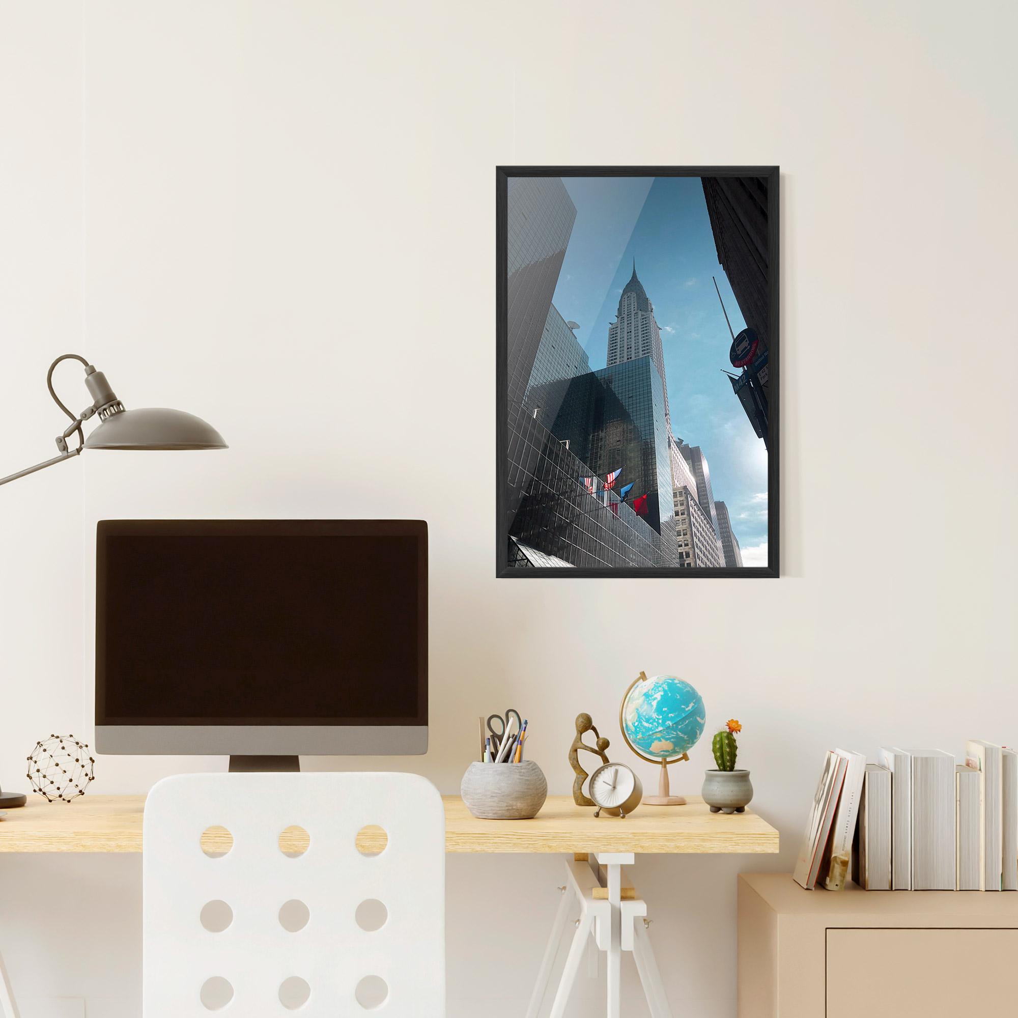 Poster Înrămat Big Glass Tower mockup 6