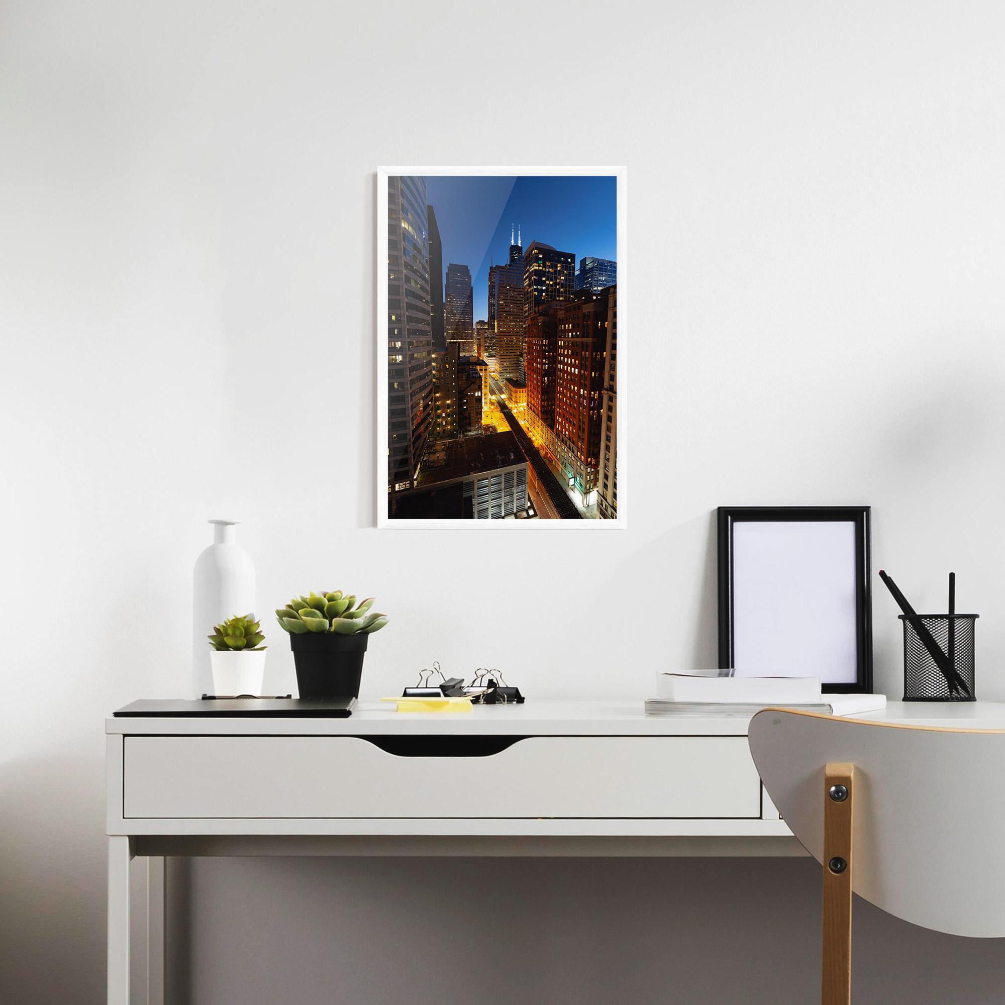 Poster Înrămat Hight City Building mockup 7