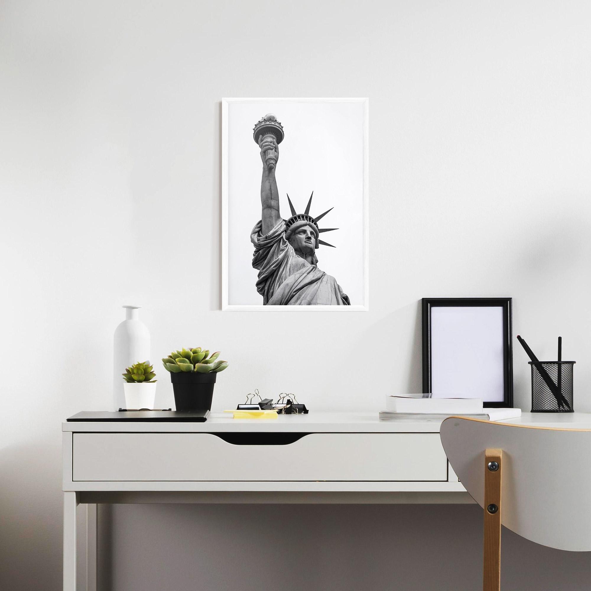 Poster Înrămat Liberty Statue mockup 7