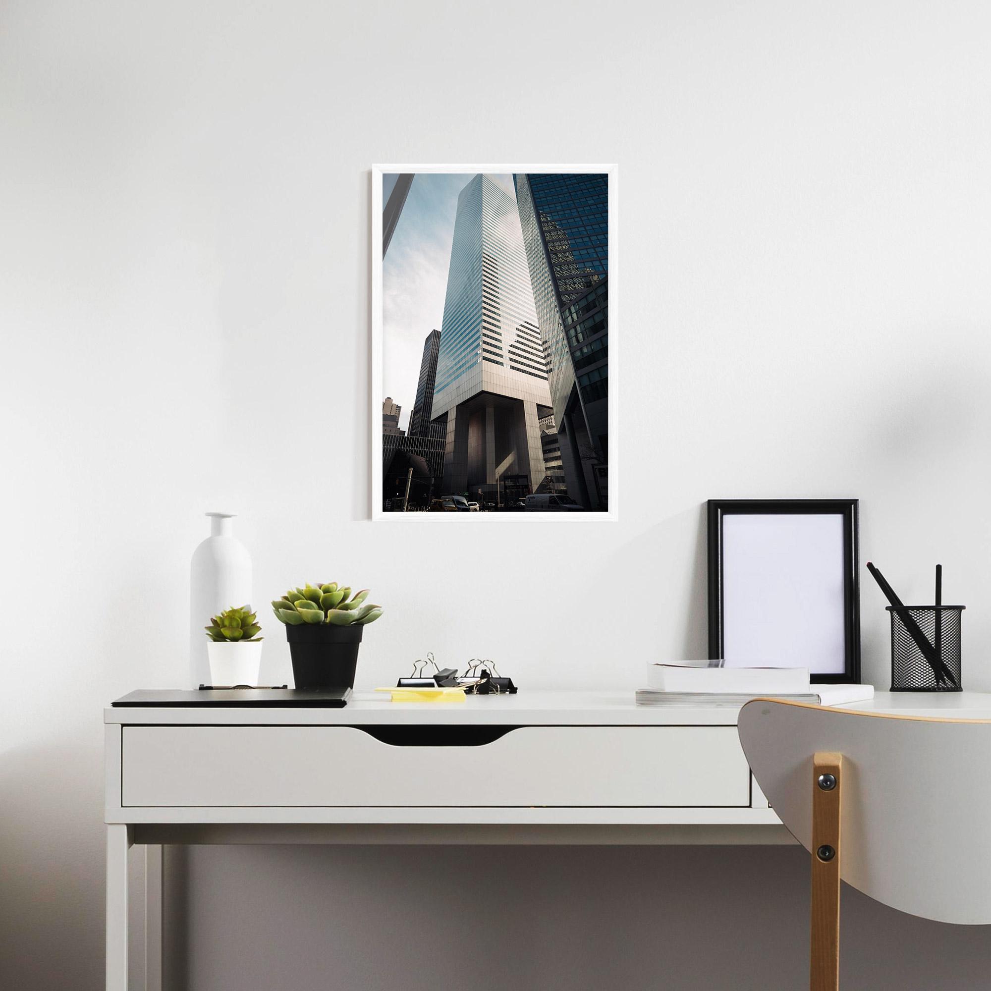 Poster Înrămat Skyline Building mockup 7