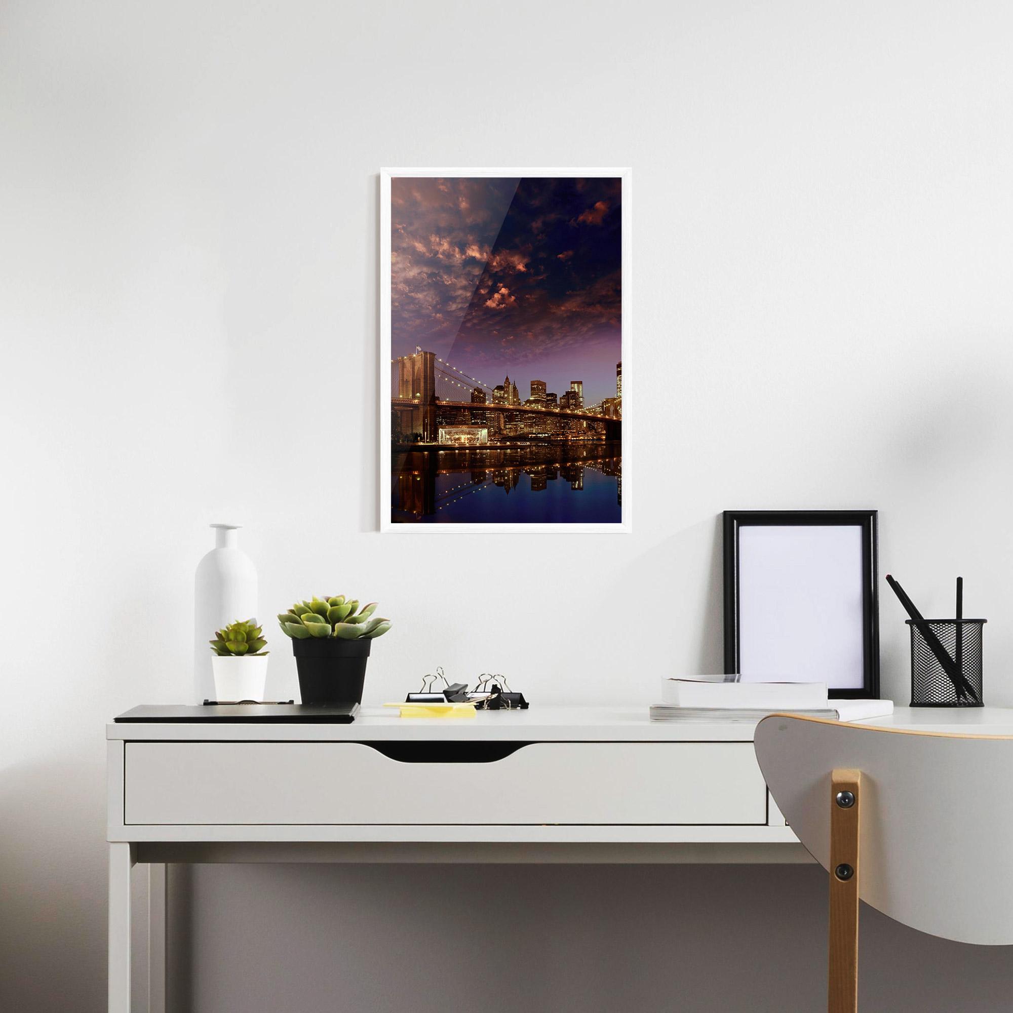 Poster Înrămat Sunset New York mockup 7