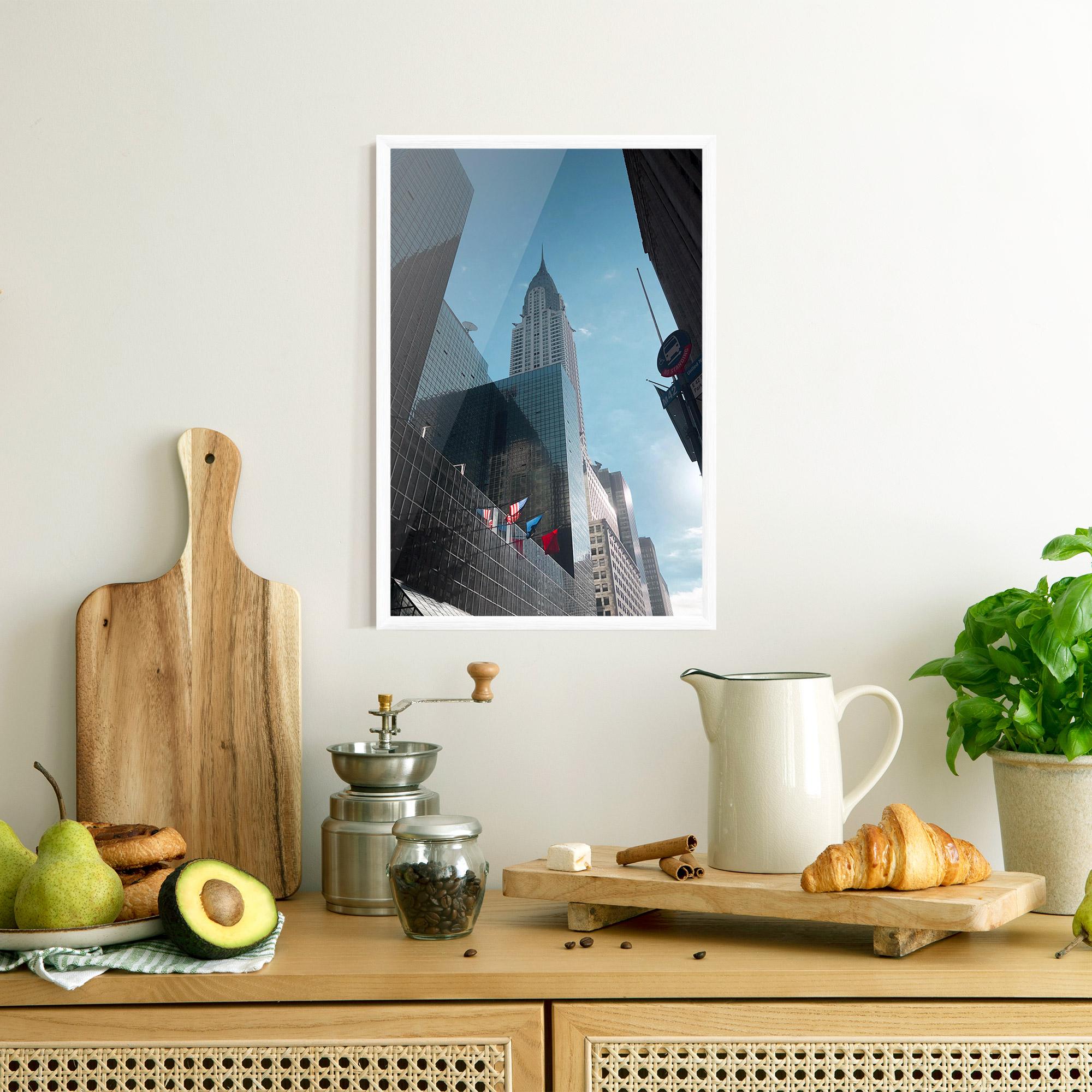 Poster Înrămat Big Glass Tower mockup 8