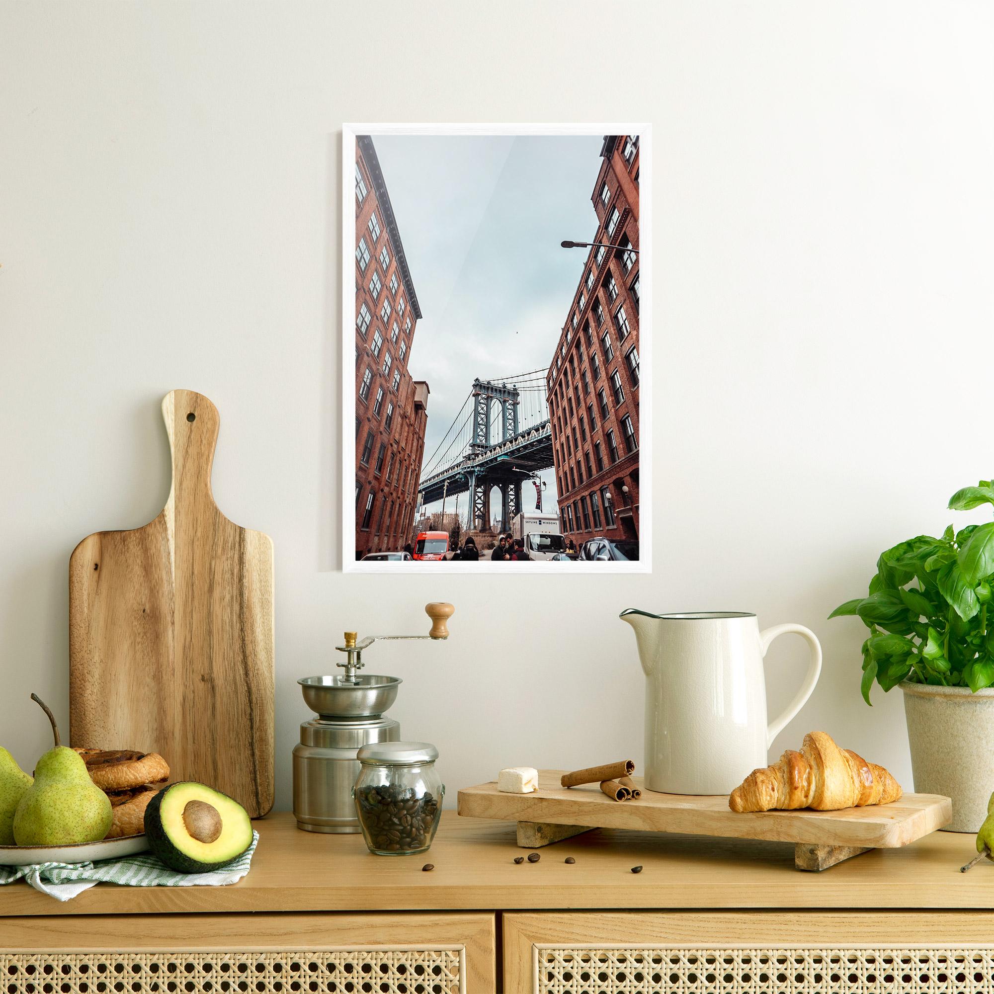 Poster Înrămat Bridge Building View mockup 8