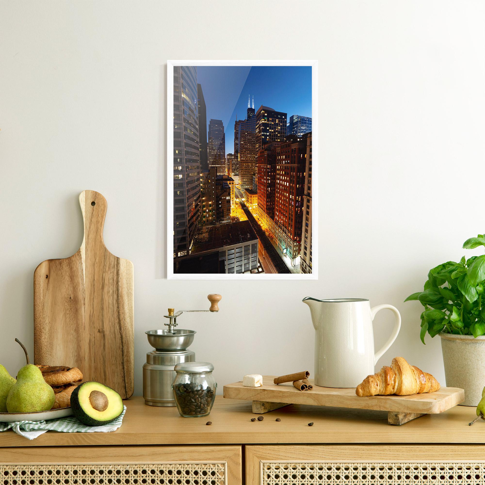 Poster Înrămat Hight City Building mockup 8