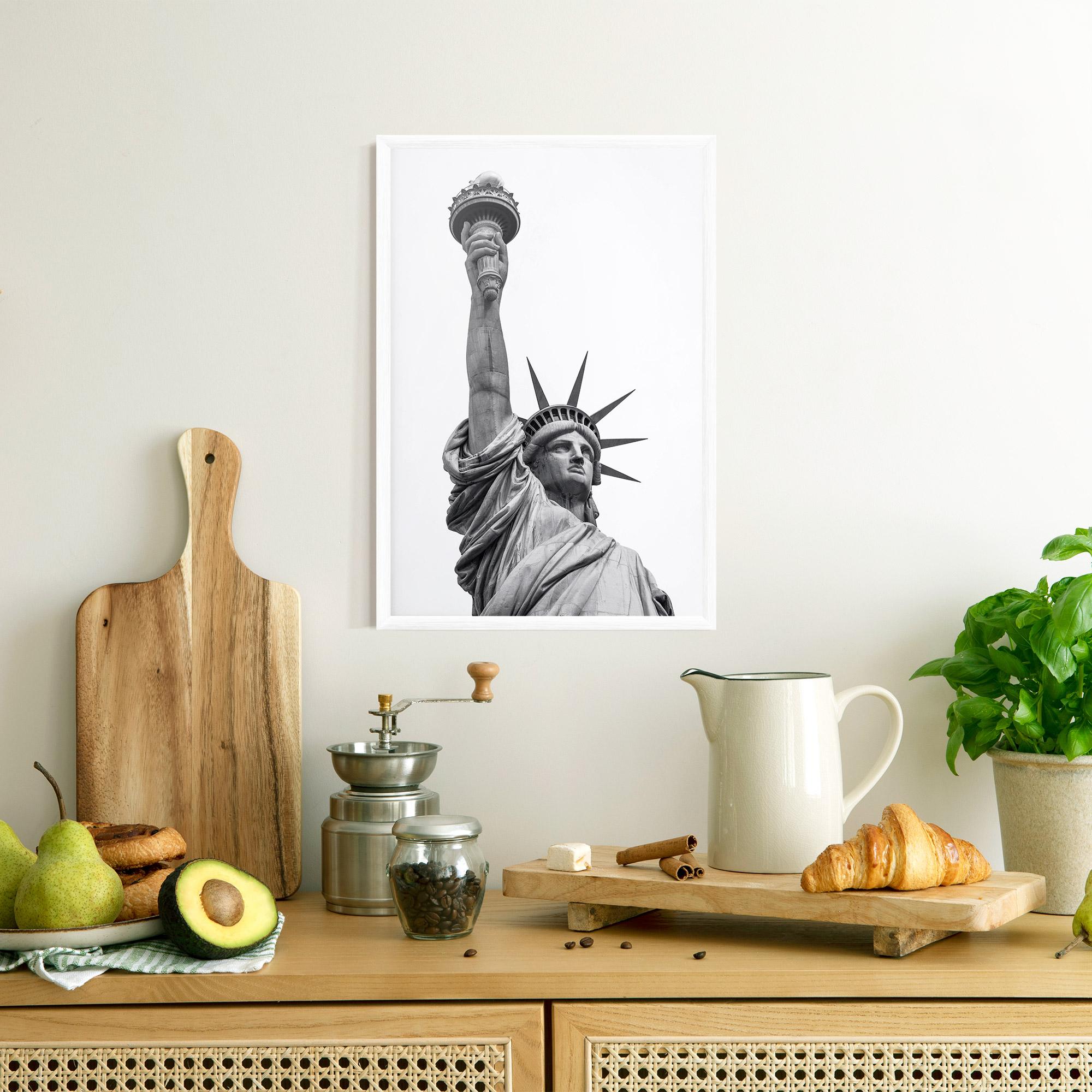 Poster Înrămat Liberty Statue mockup 8